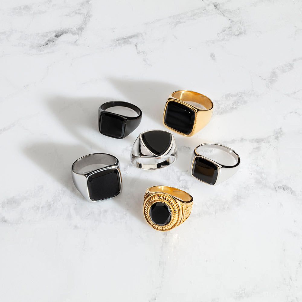 Black Onyx ringe