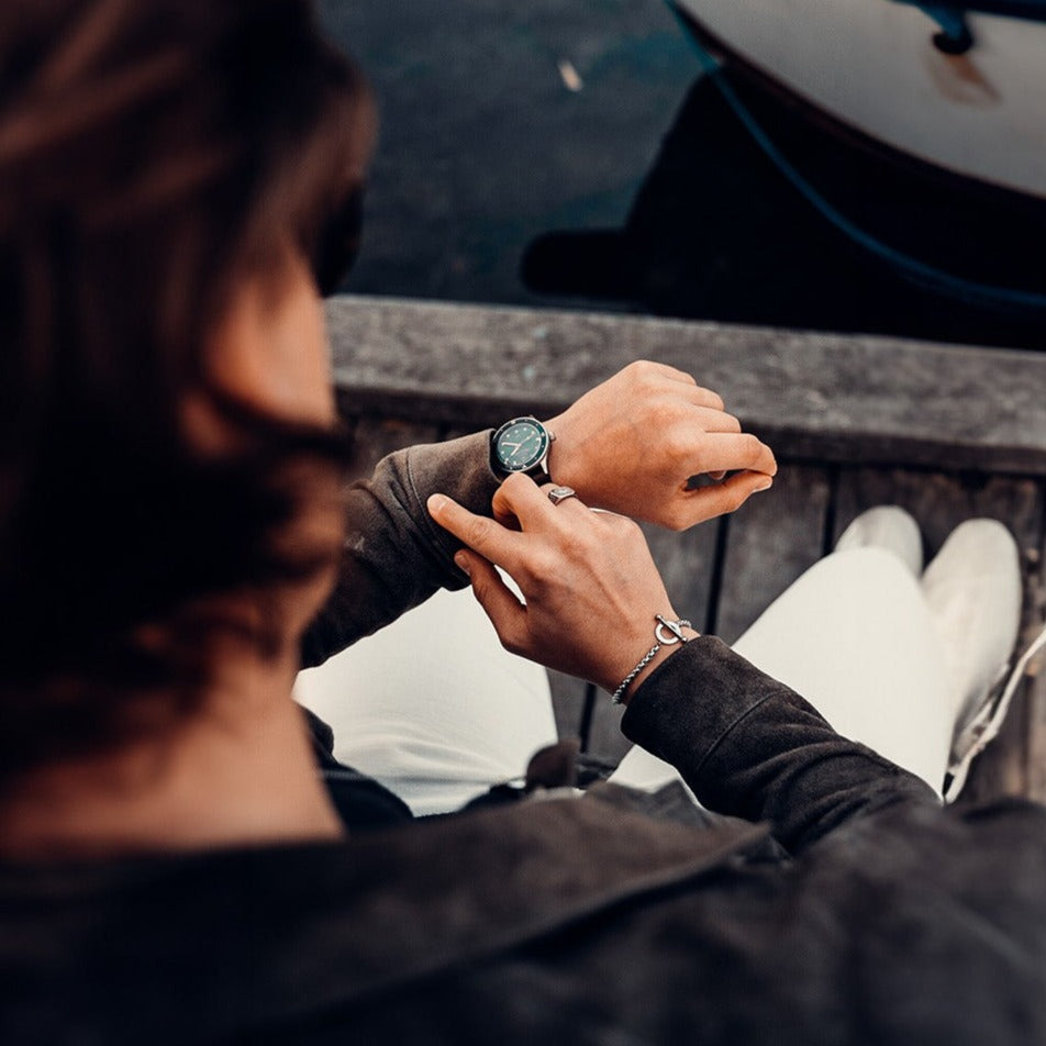 Ragnar armbånd - Sølvtonet