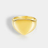 Classic Polygon Signature - Guldtonet ring