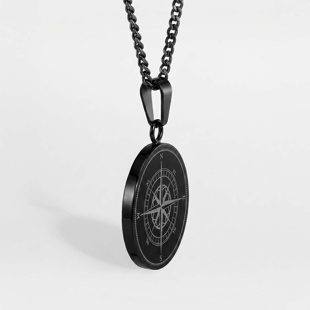 COMPASS HALSKÆDE (SORT)