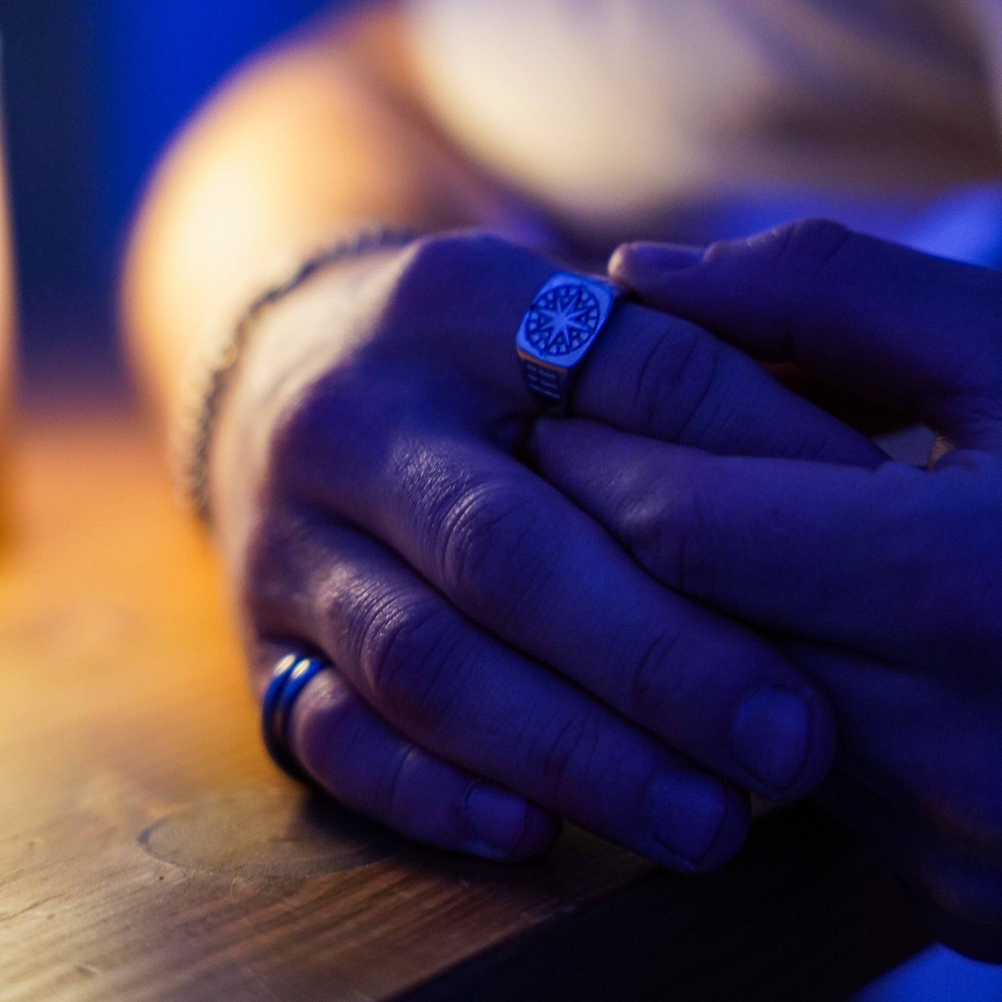 Helix band ring - Sølvtonet