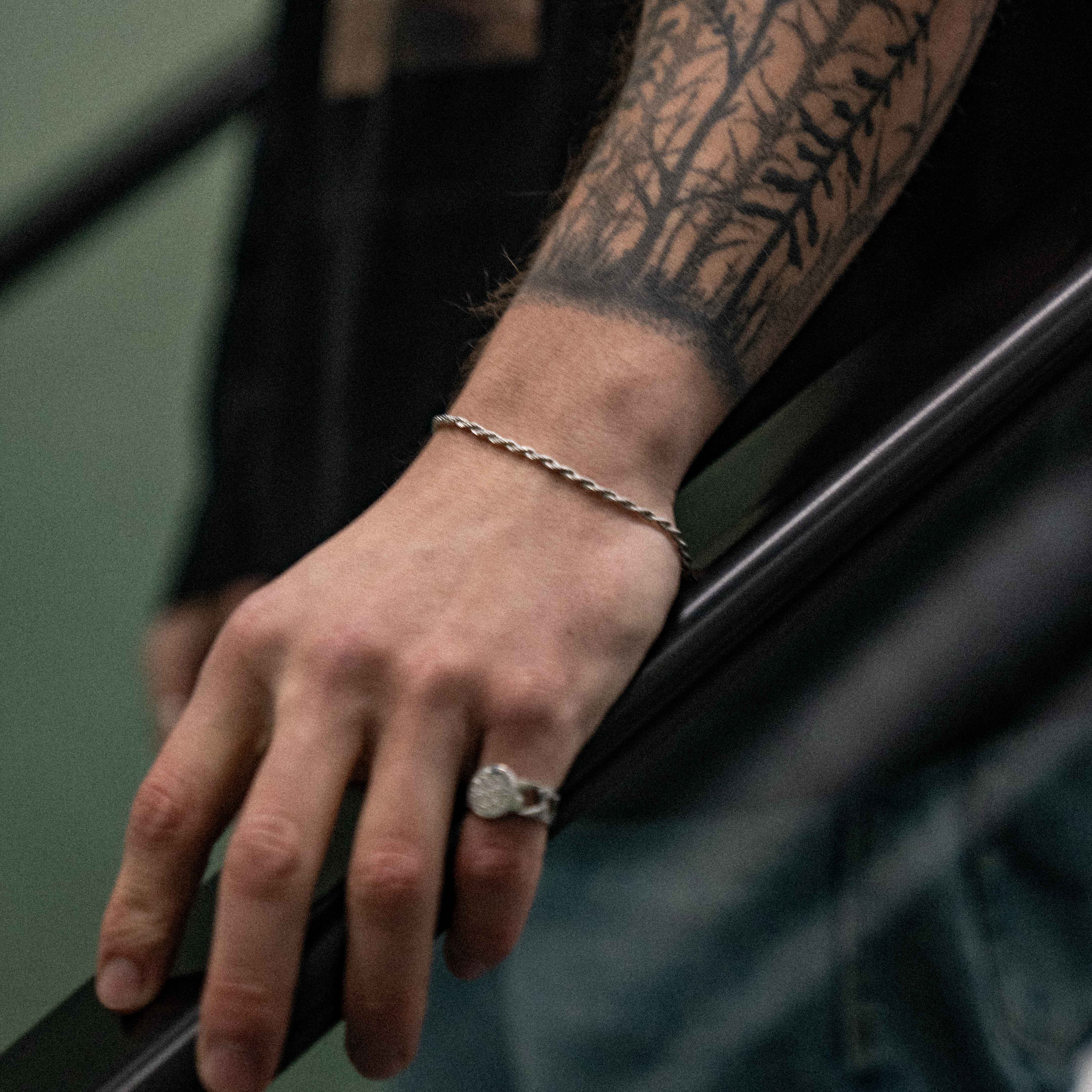 Snor Armbånd - Sølvtonet