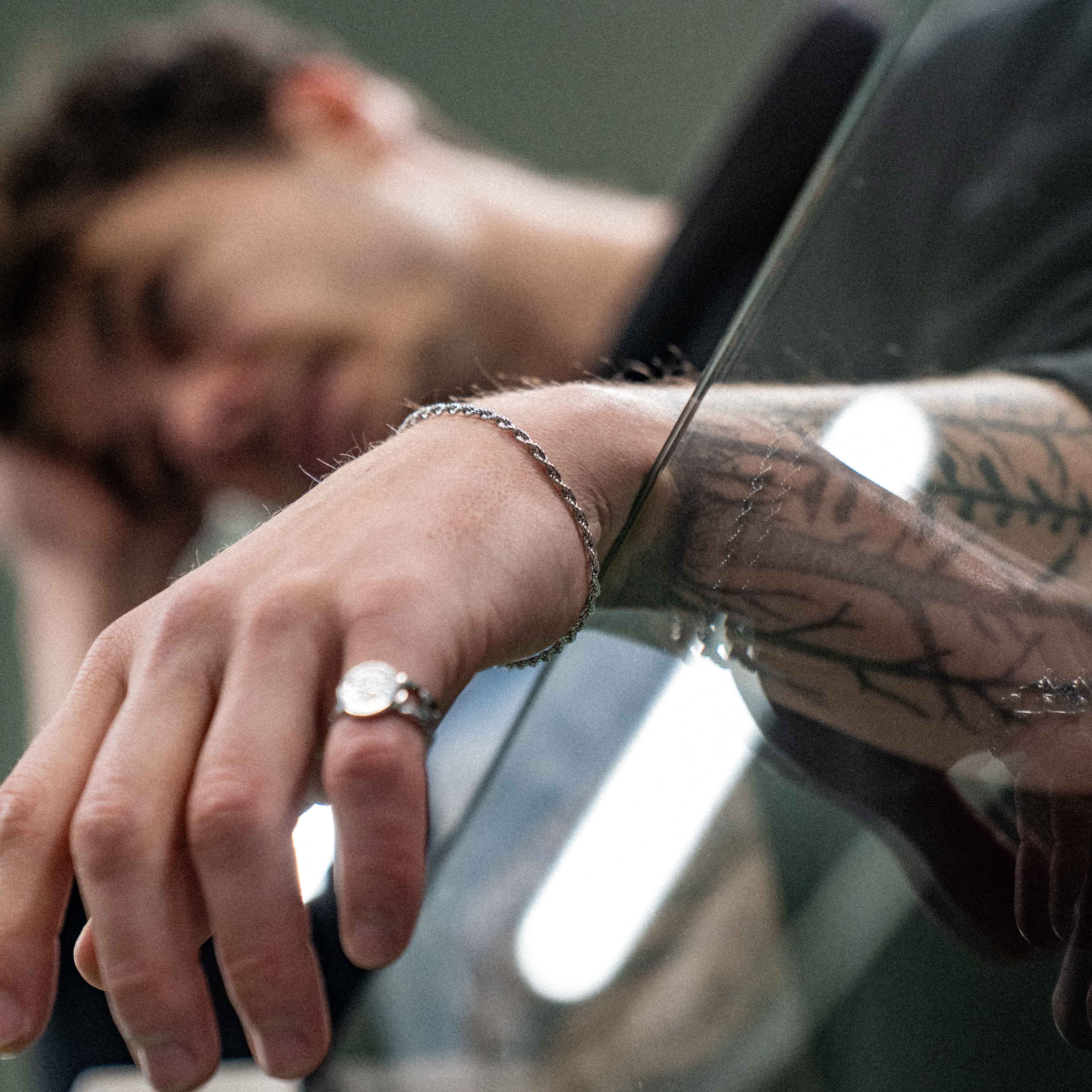 Snor Armbånd - Sølvtonet