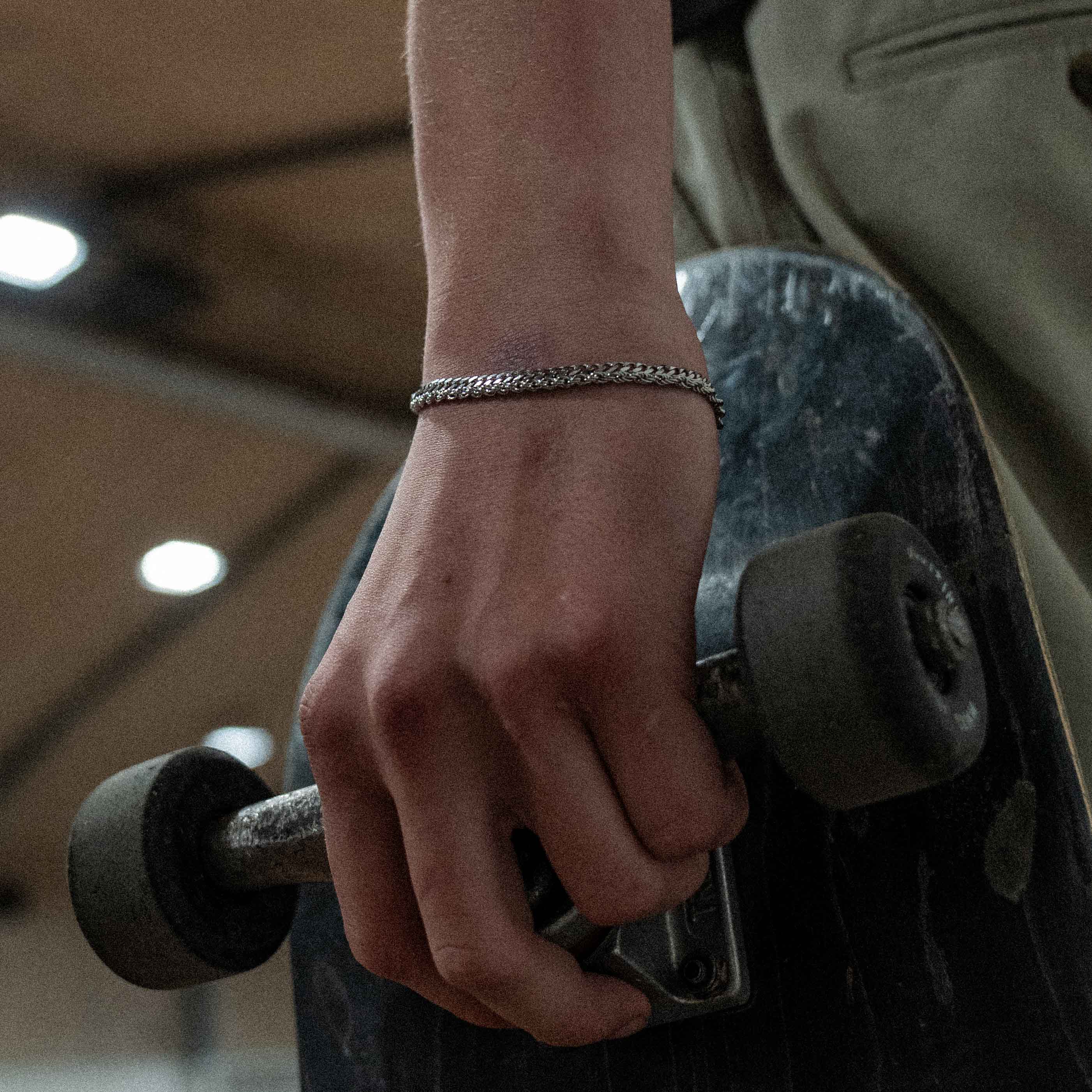 Snor Armbånd - Sølvtonet