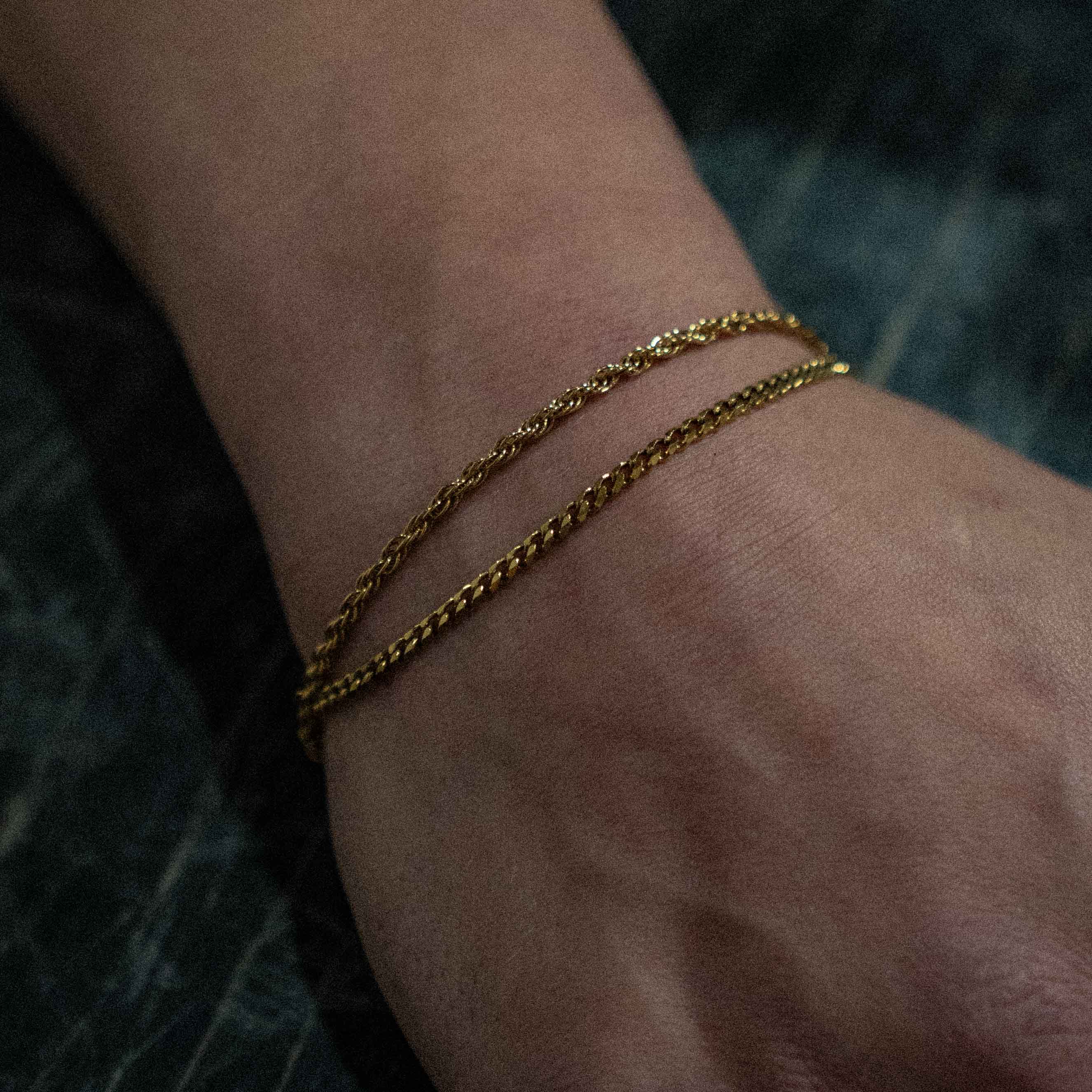 Snor Armbånd - Guldtonet