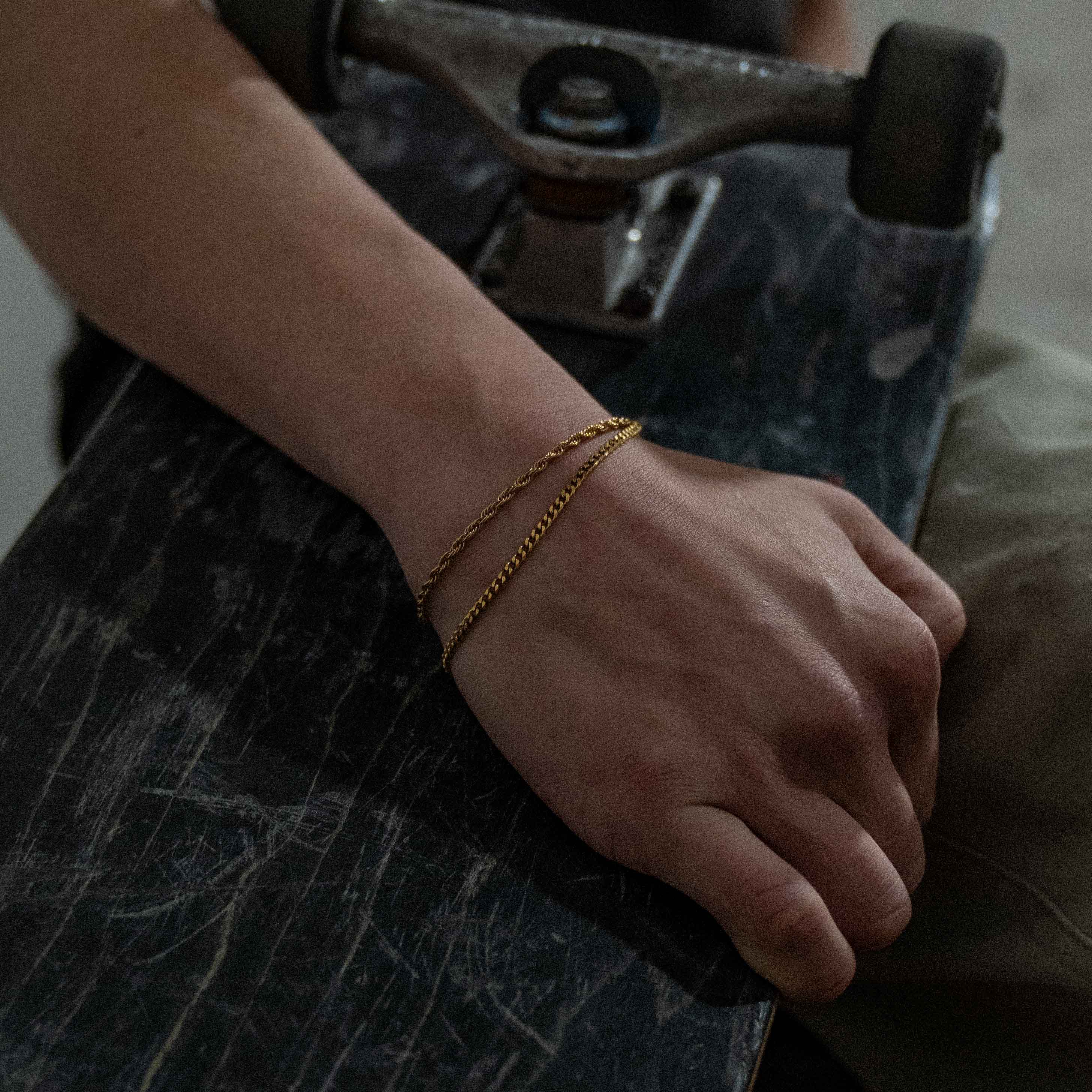 Snor Armbånd - Guldtonet