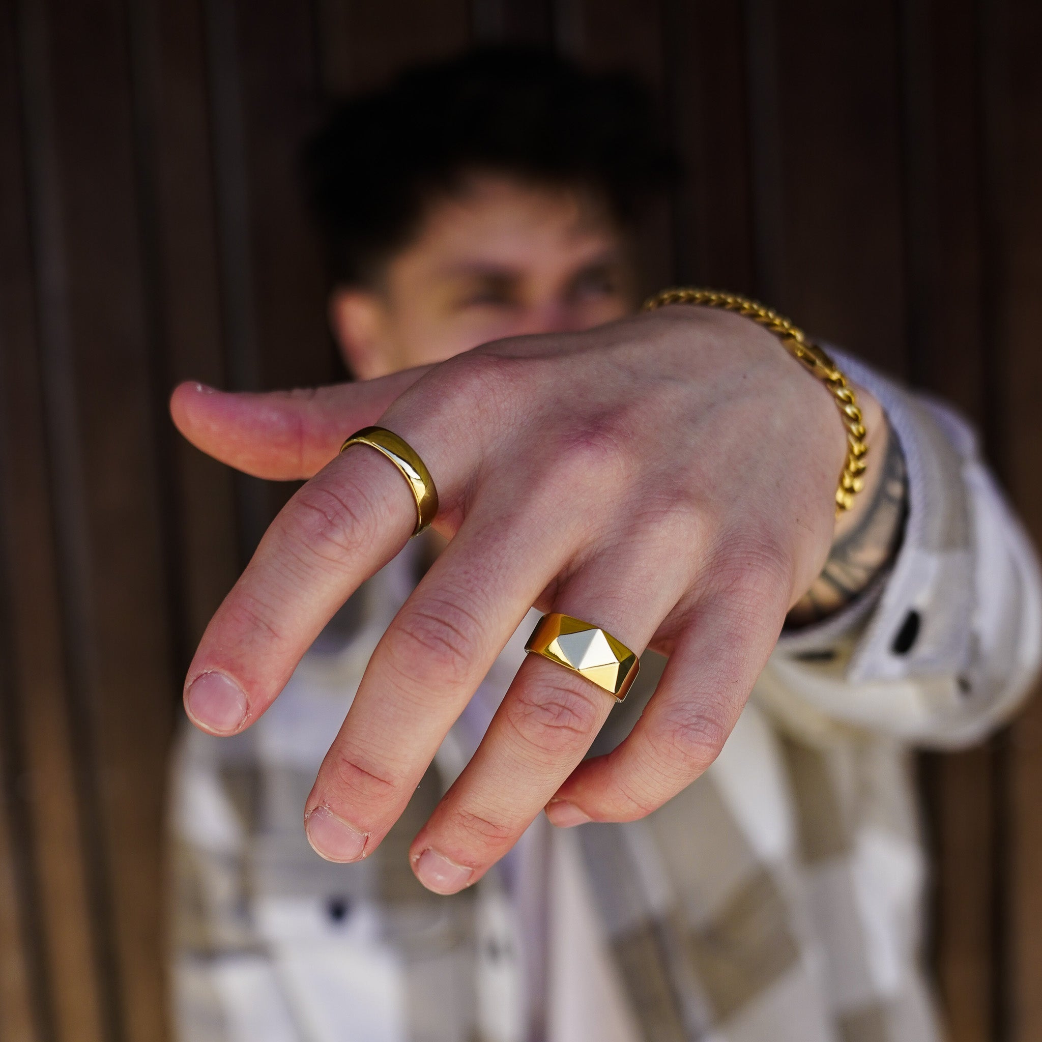 Kant Signature ring - Guldtonet
