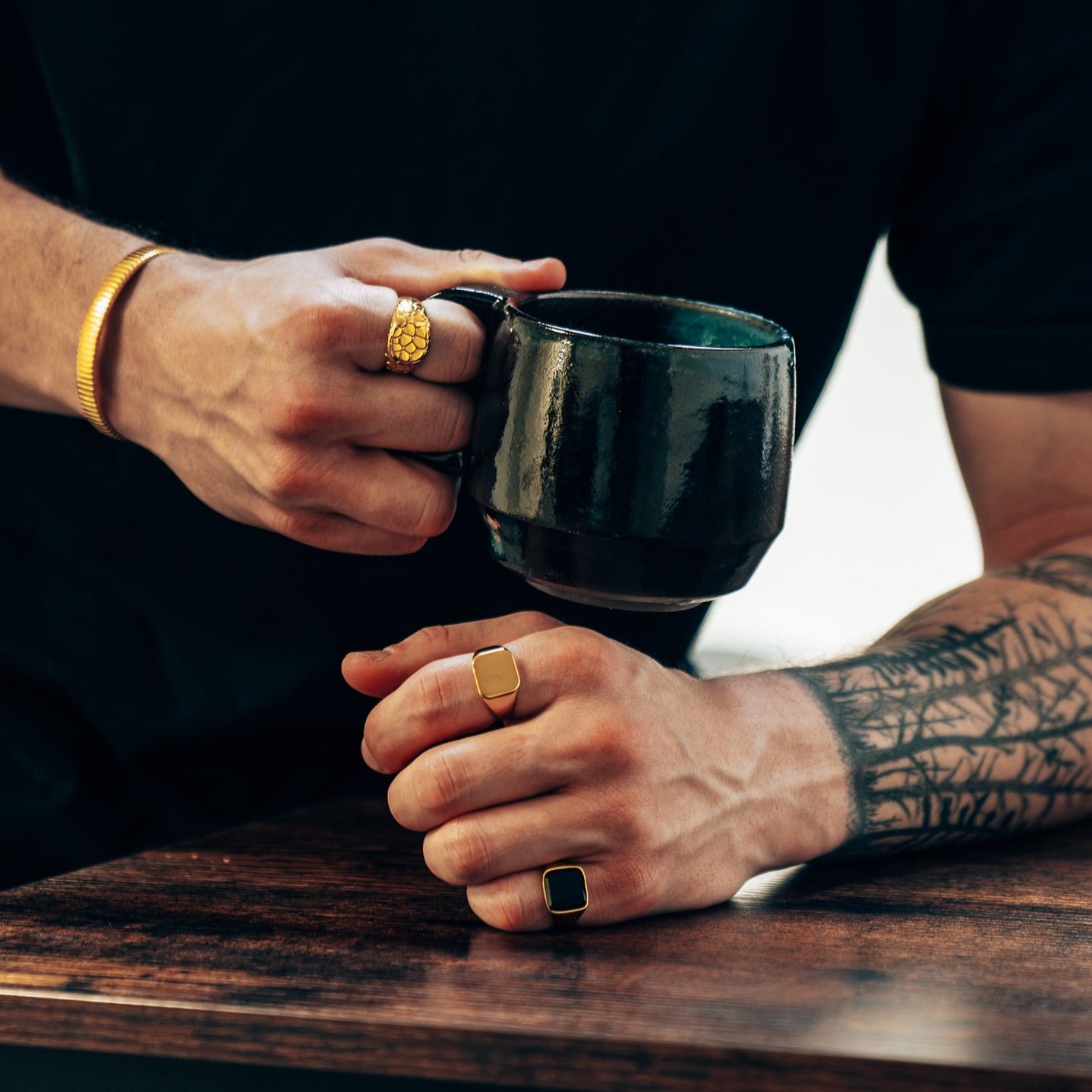 Classic Signature - Guldtonet ring