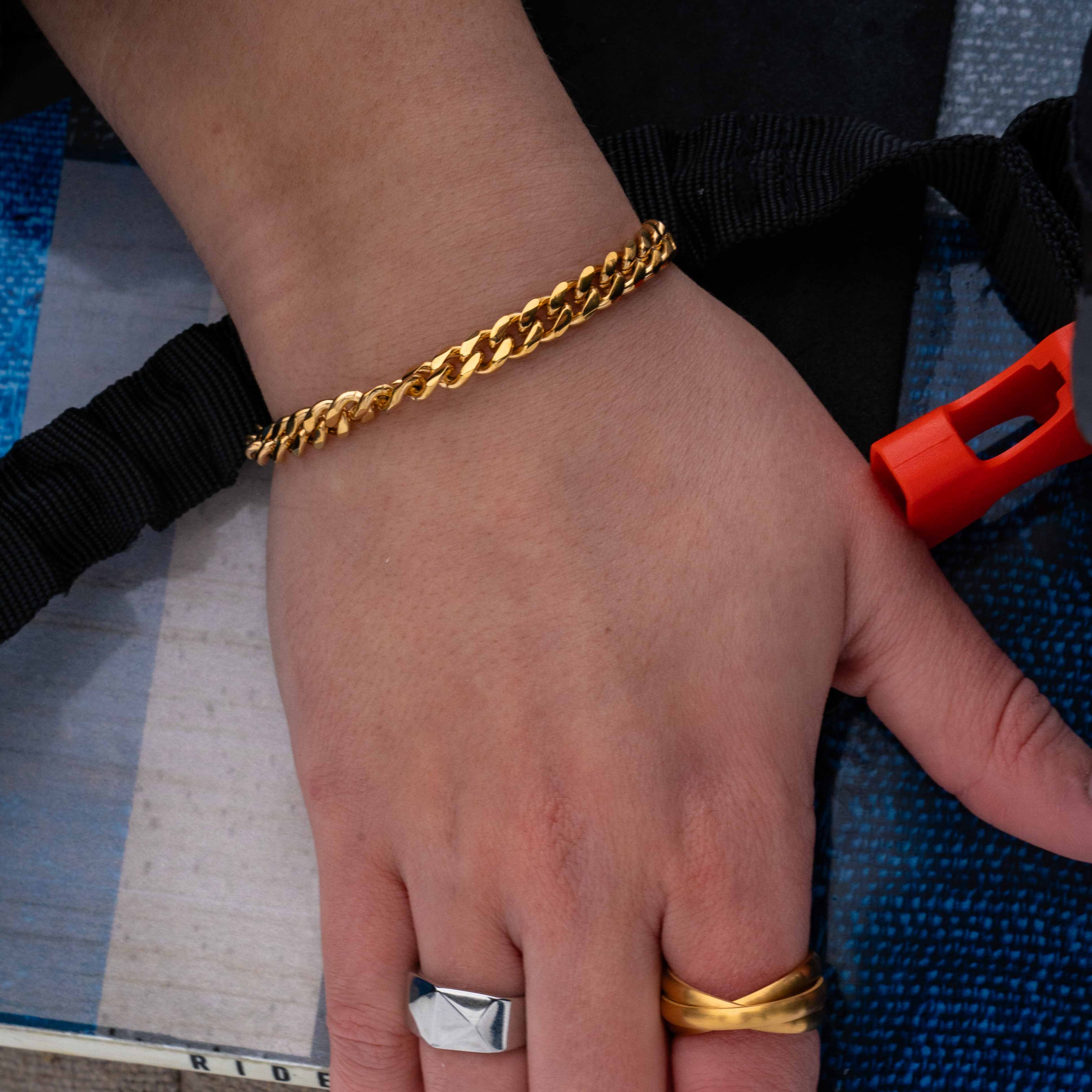 Sequence armbånd, Guldbelagt