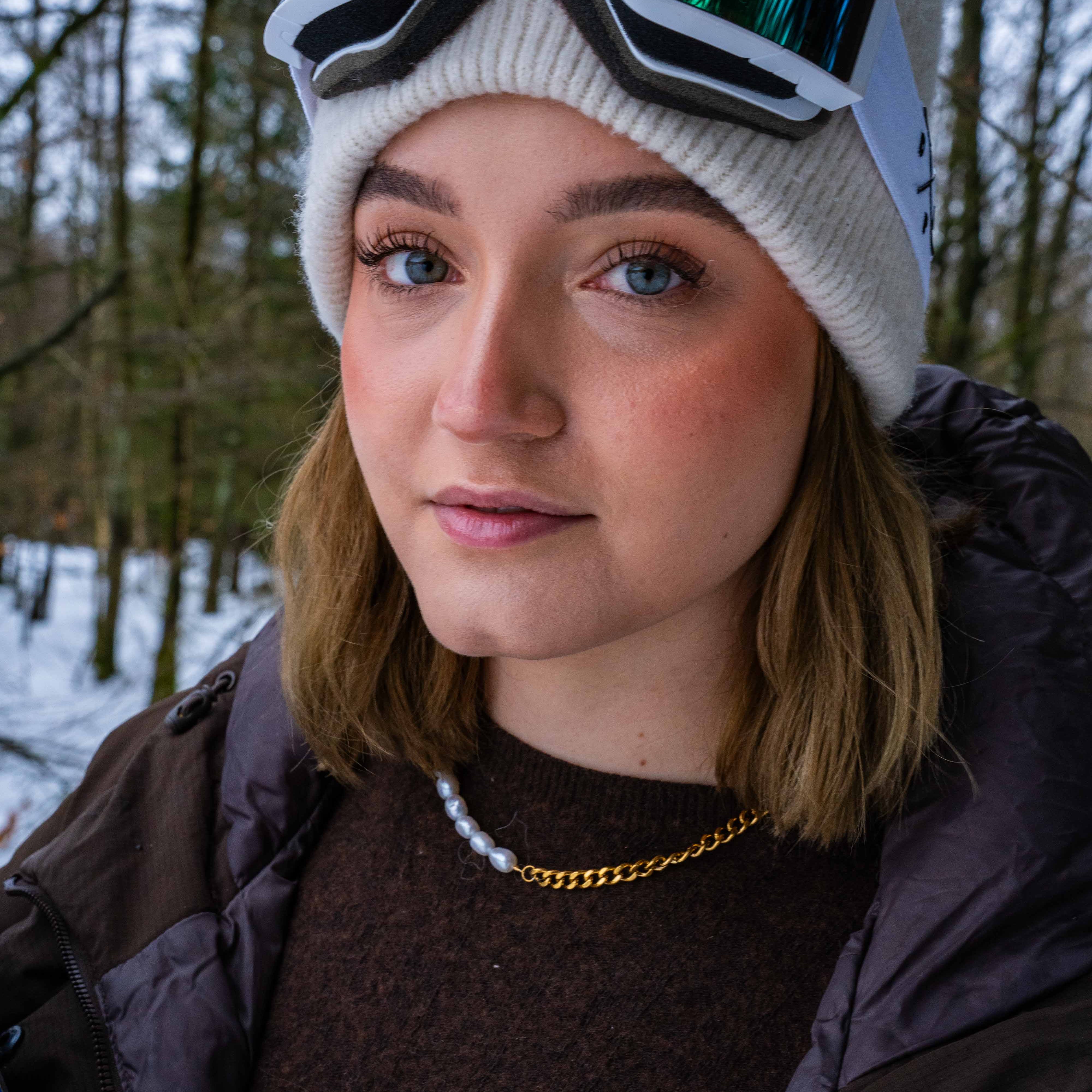 Kattegat Perle halskæde, Guldbelagt