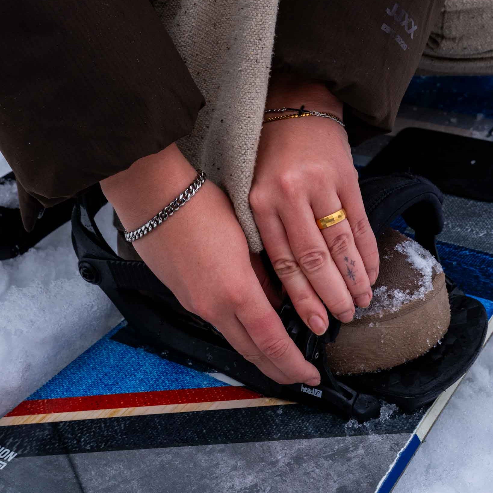 Siempre Cushion band, Guldtbelagt ring