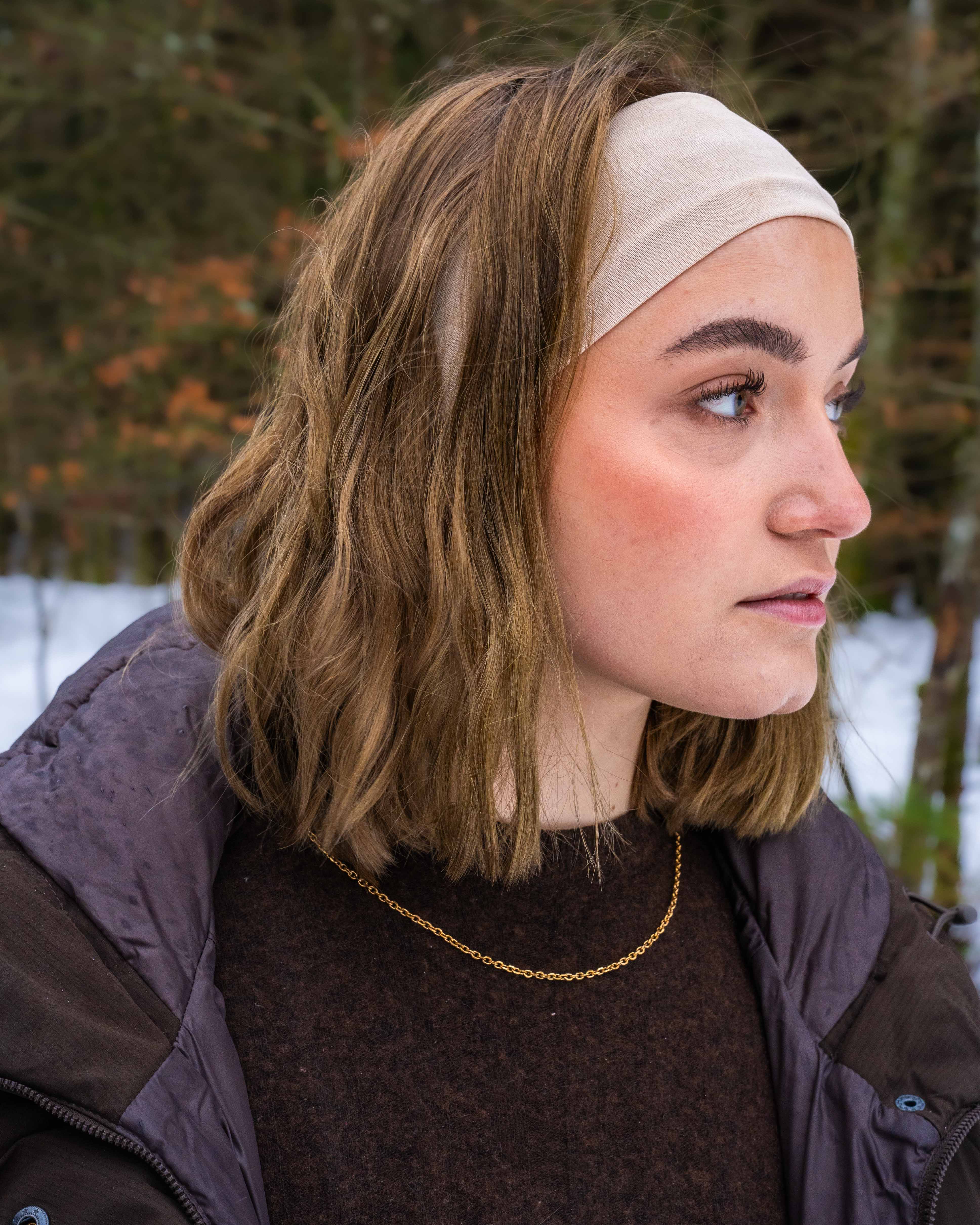 Cable halskæde, Guldtonet