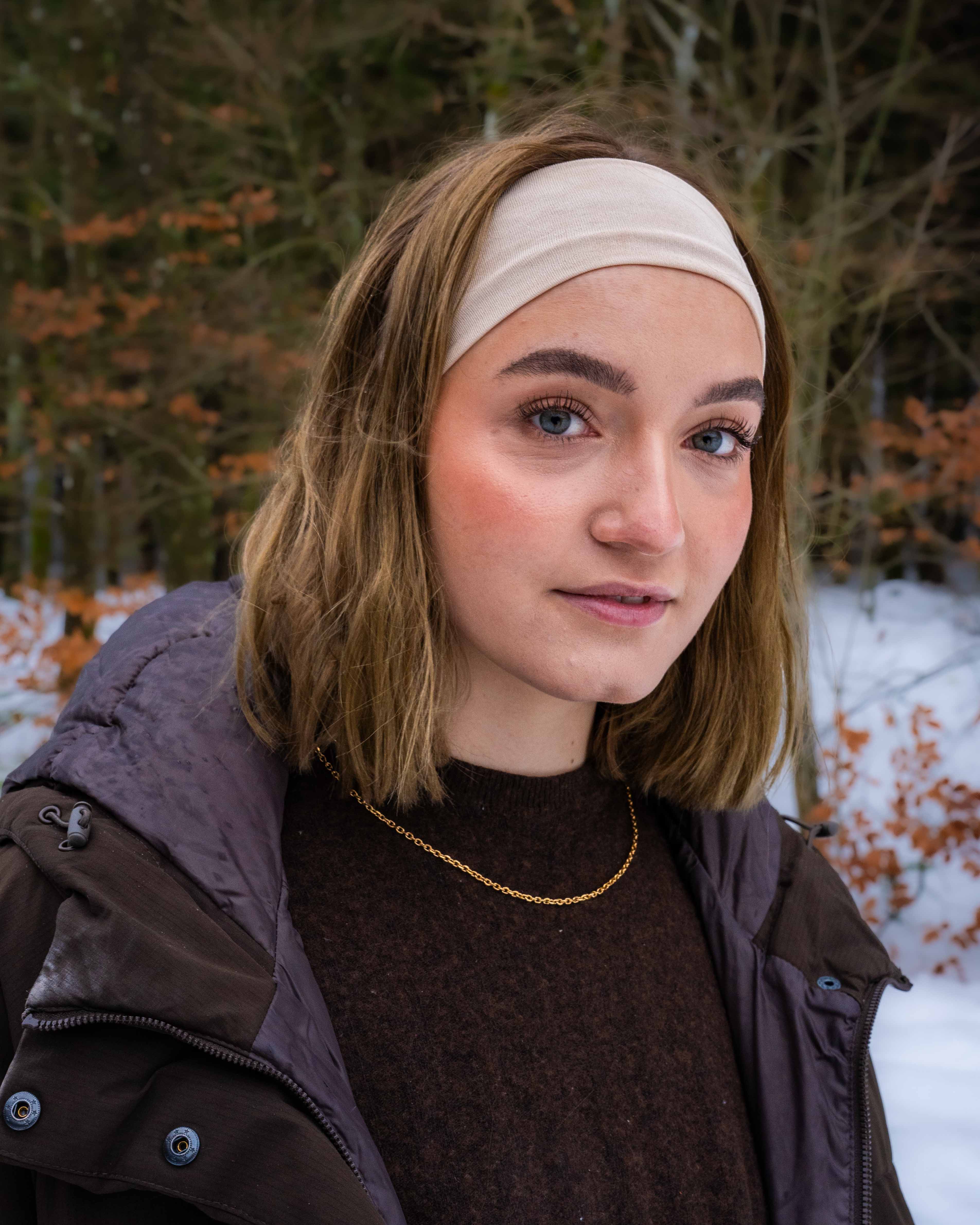 Cable halskæde, Guldtonet