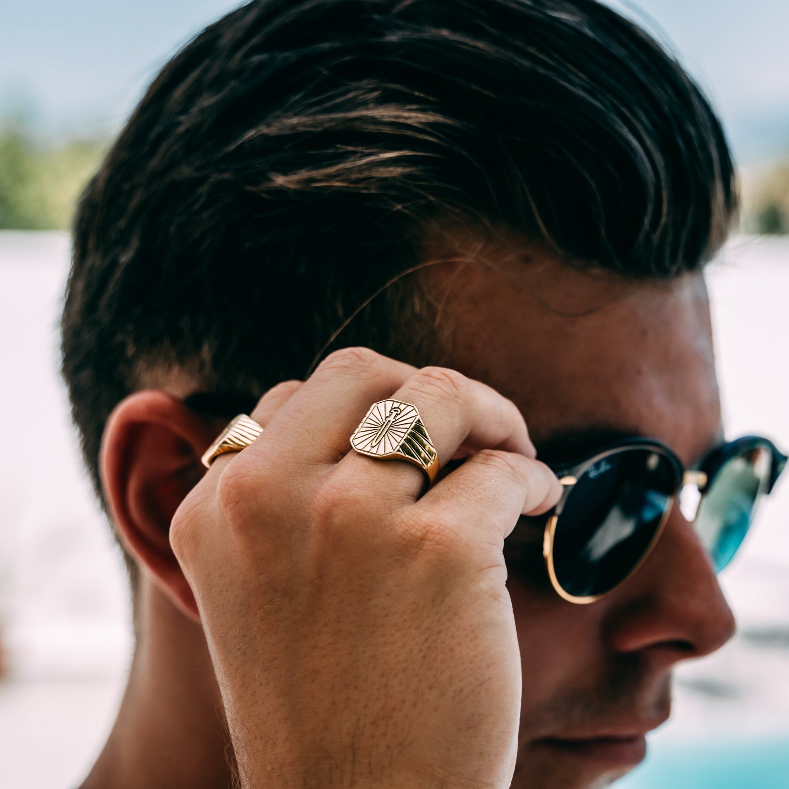 Gungnir Signature - Guldtonet ring