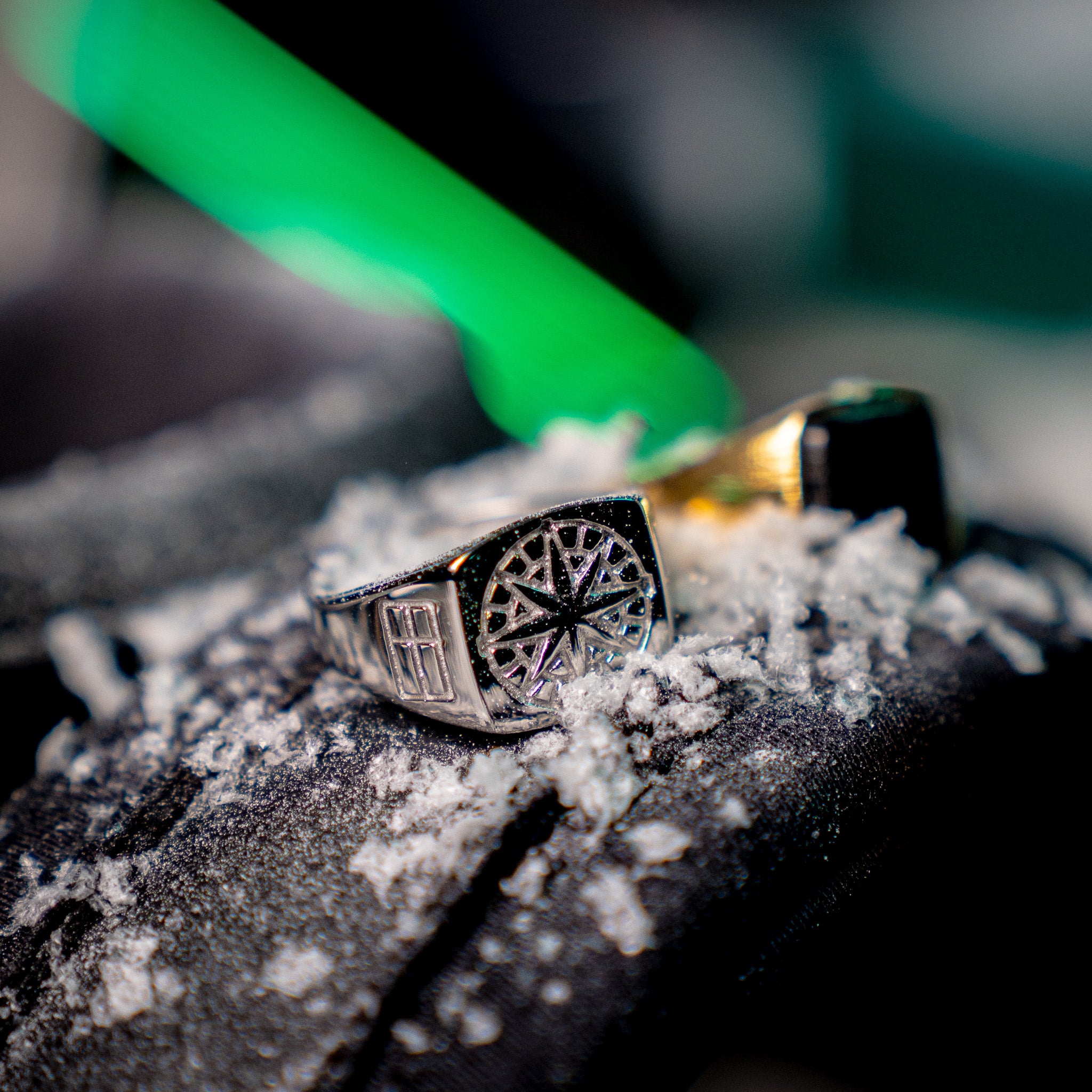 Compass Signature - Sølvtonet ring