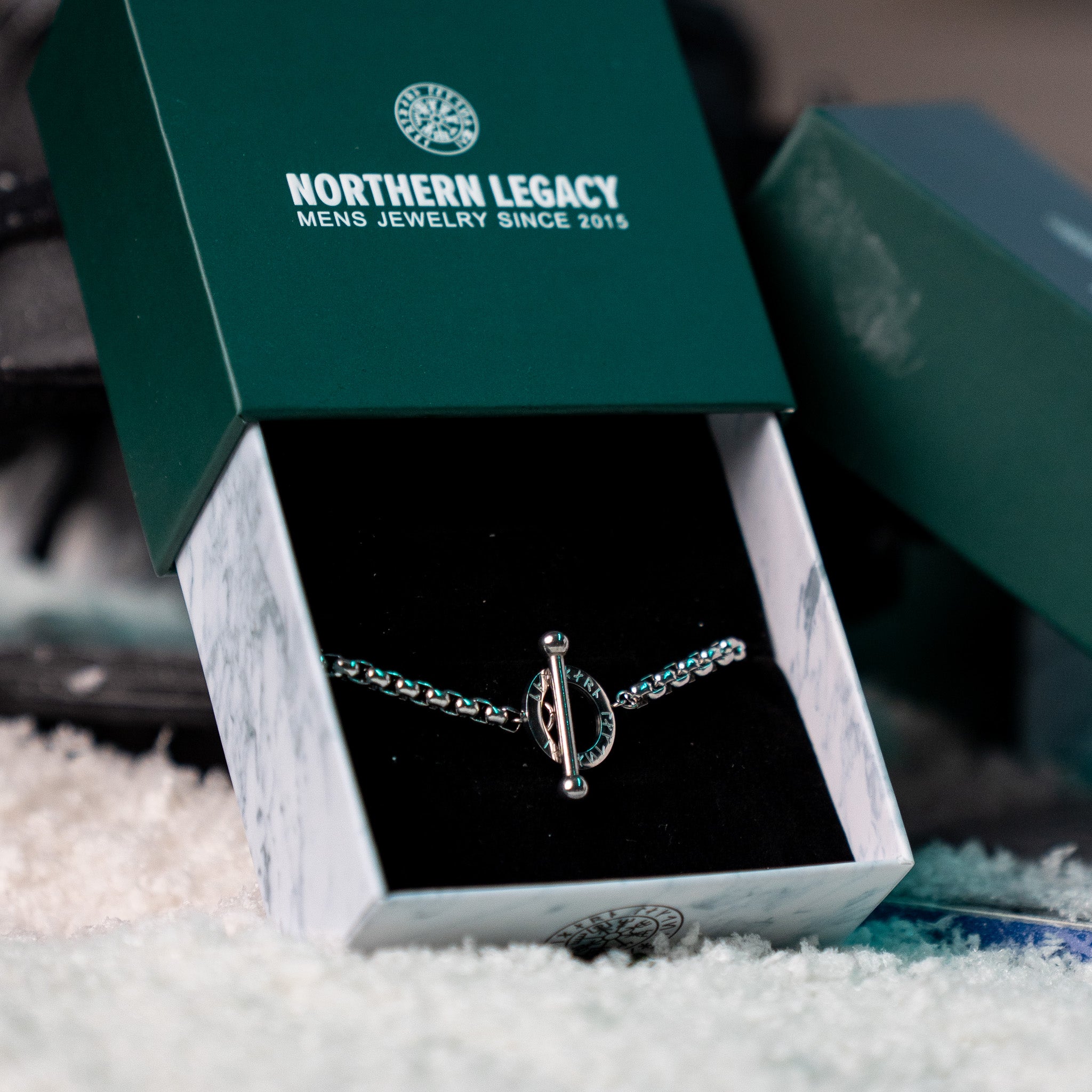 Ragnar armbånd - Sølvtonet