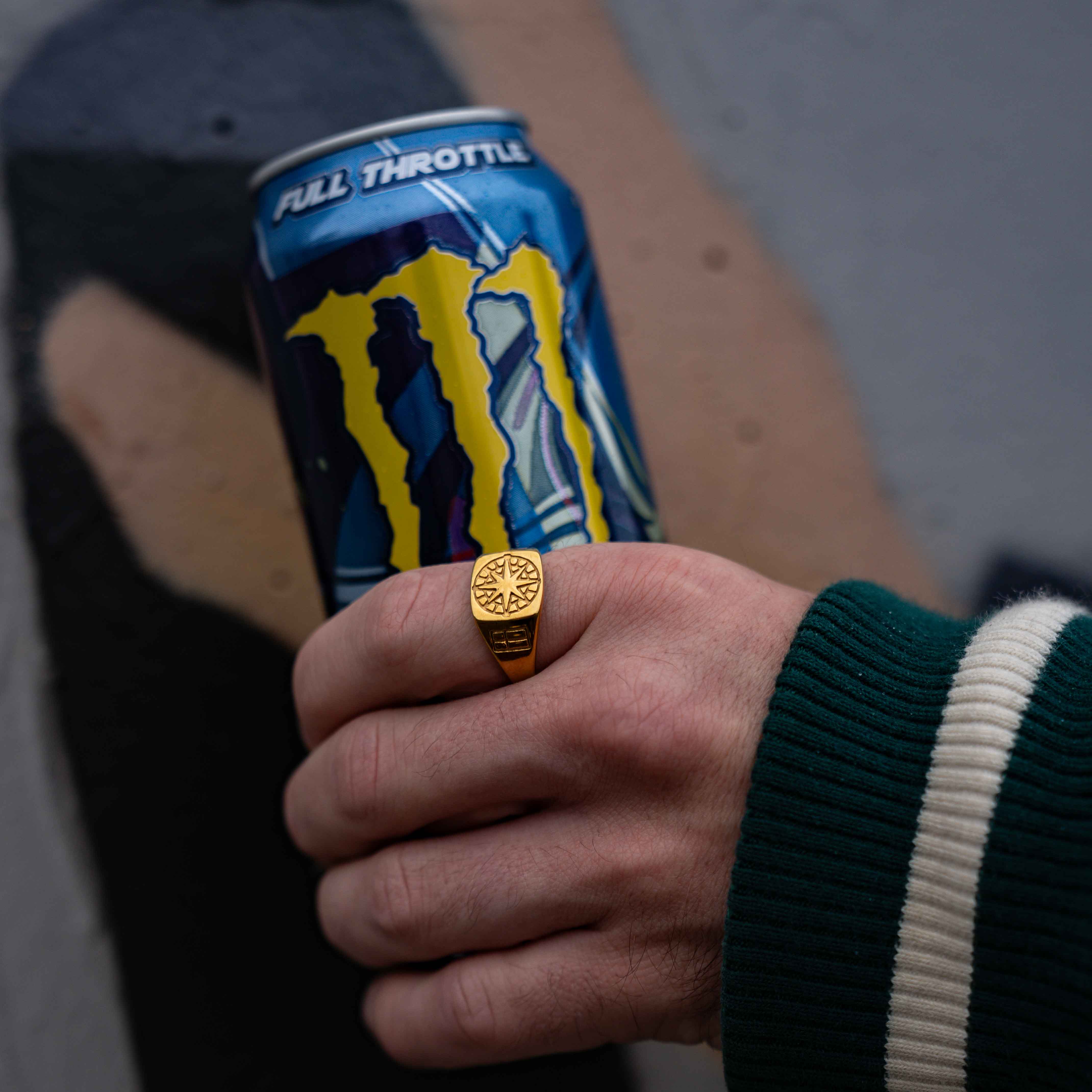 Compass Signature - Guldtonet ring