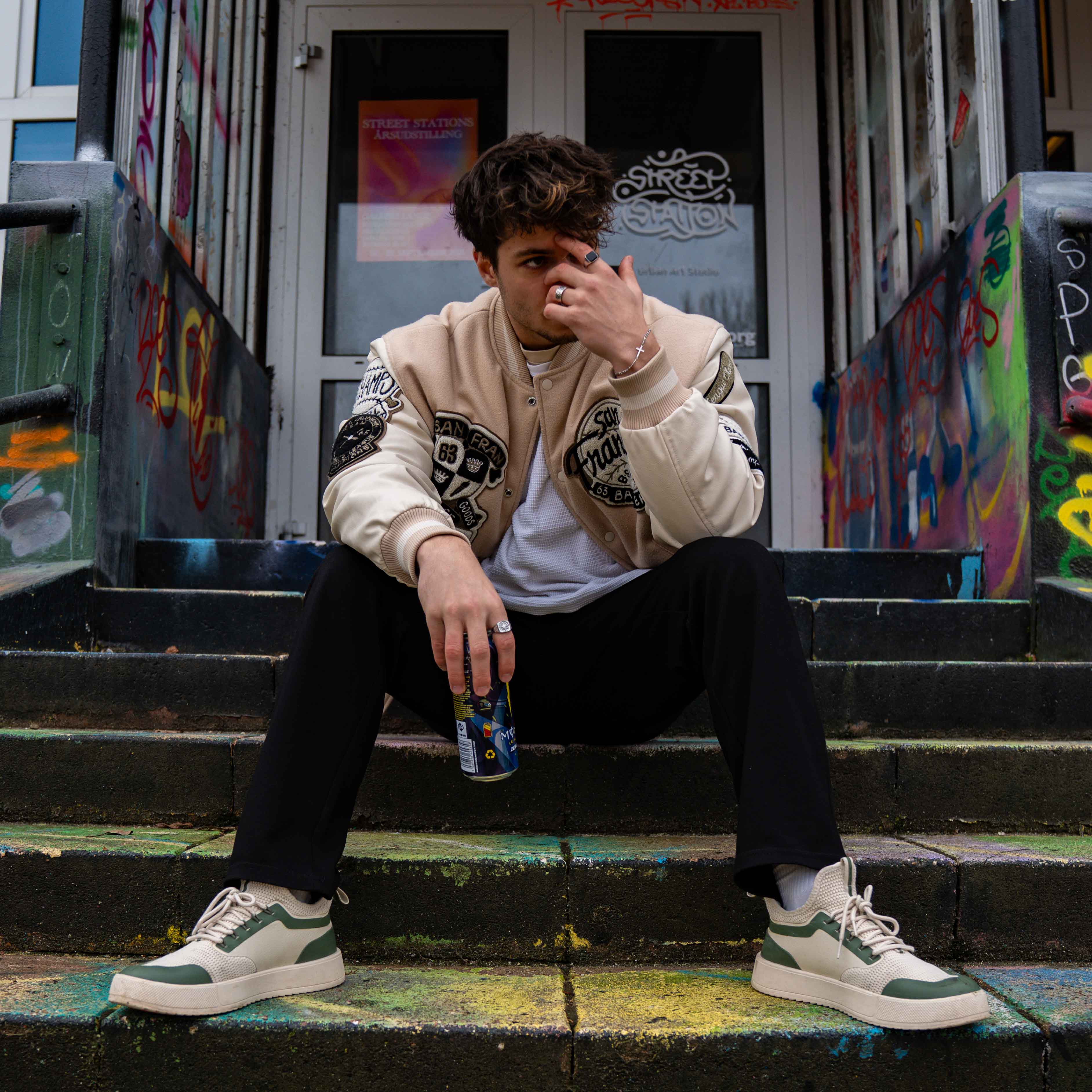 Black Onyx Signature - Sølvtonet ring