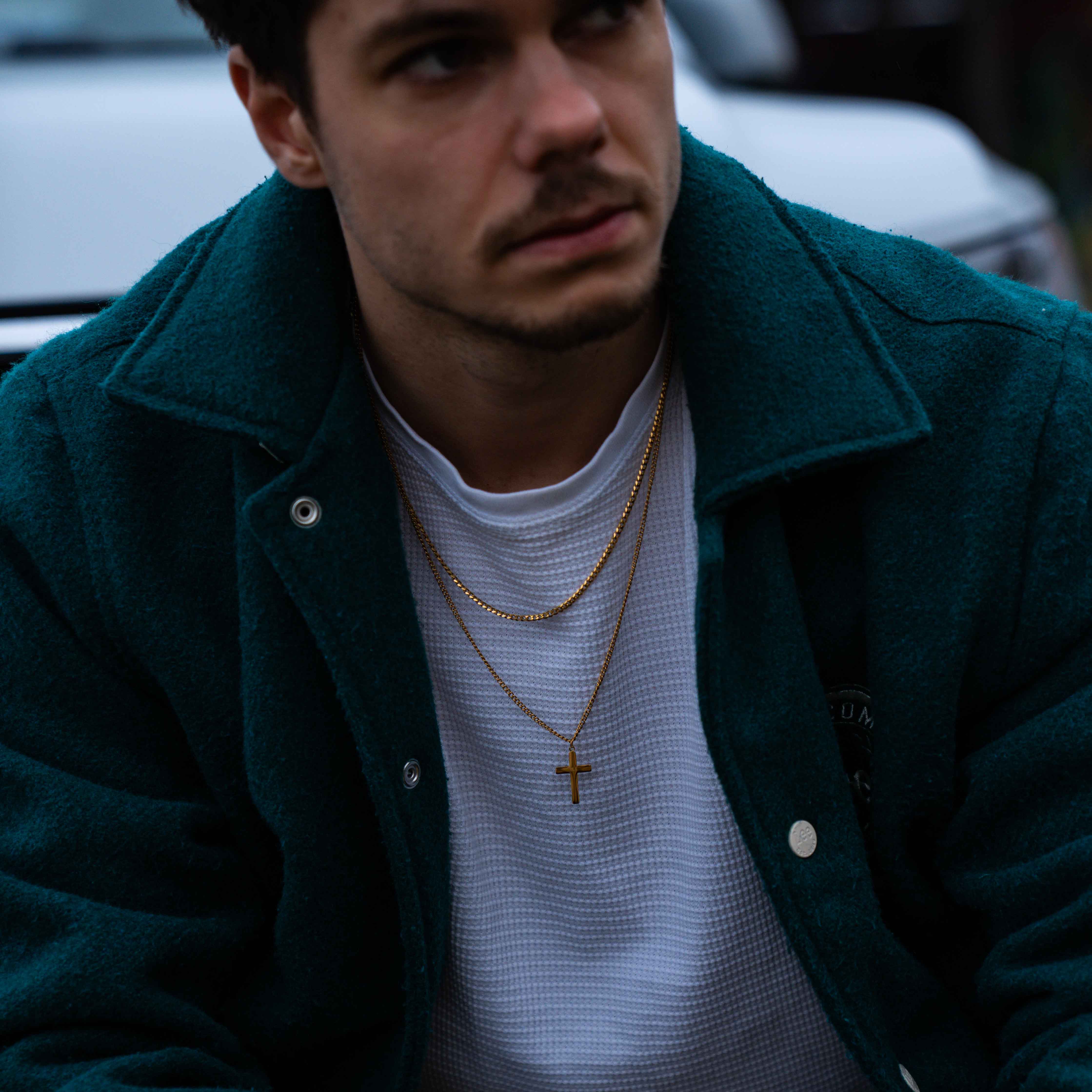 Korshalskæde - Guldtonet