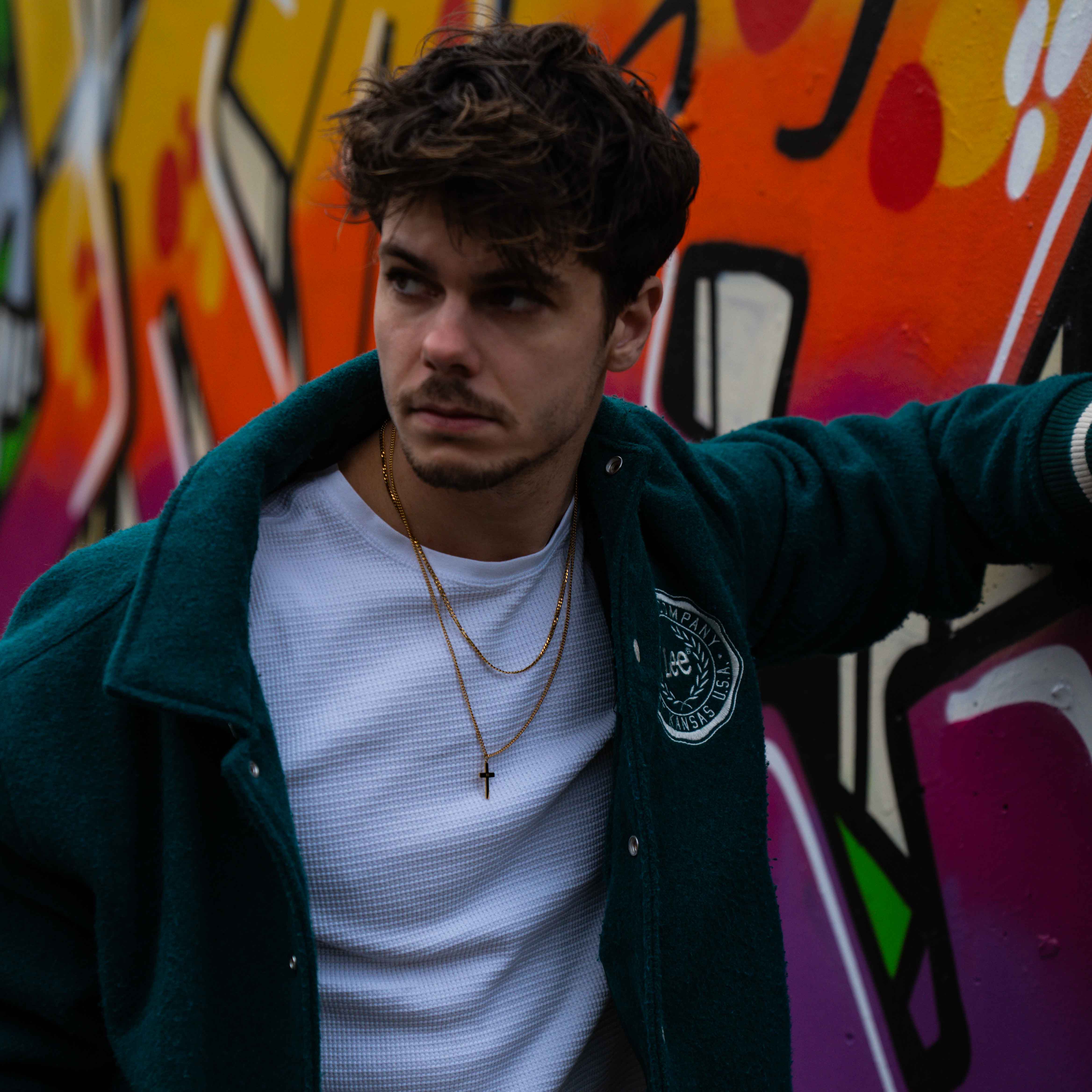 Korshalskæde - Guldtonet