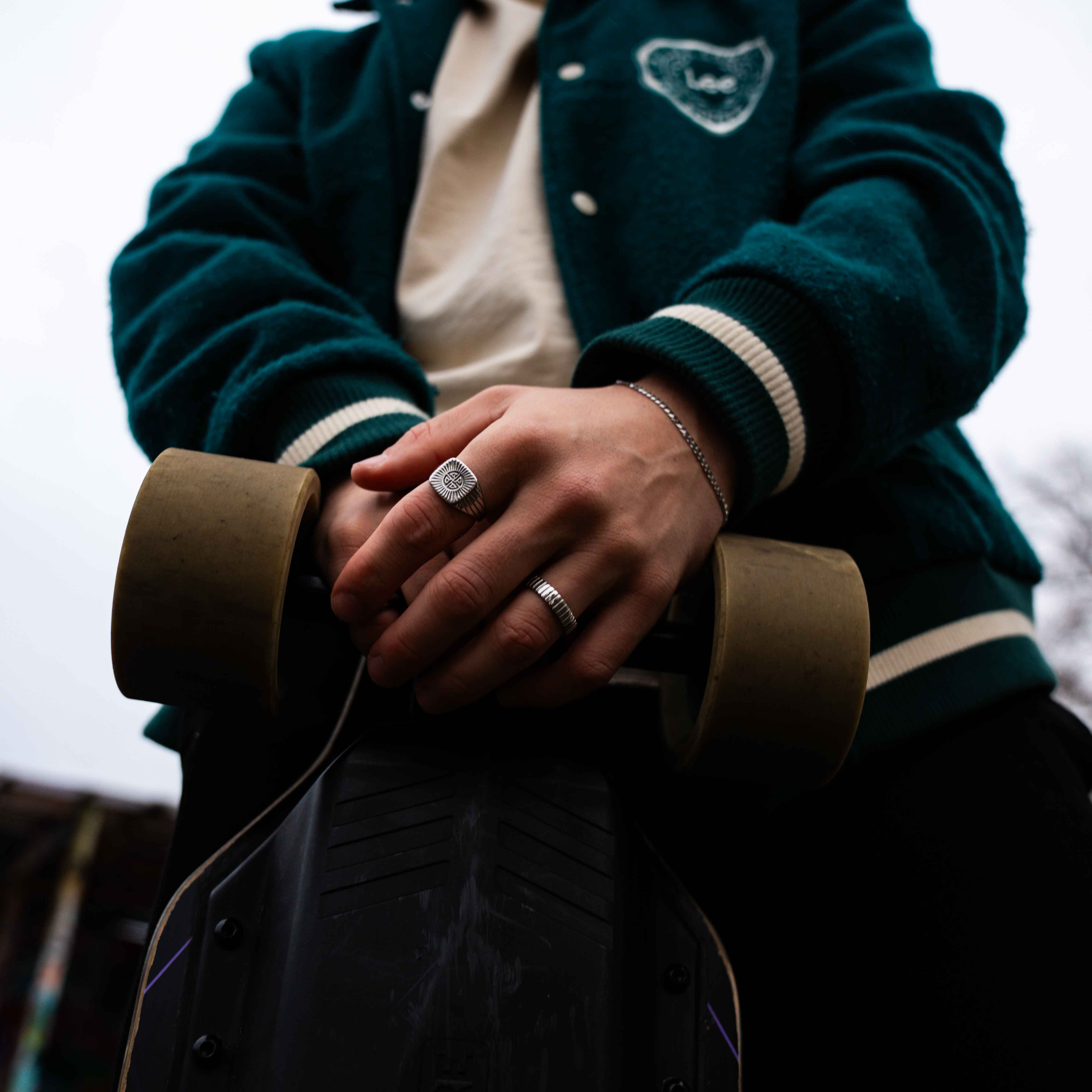 Siempre Cut band - Sølvtonet ring