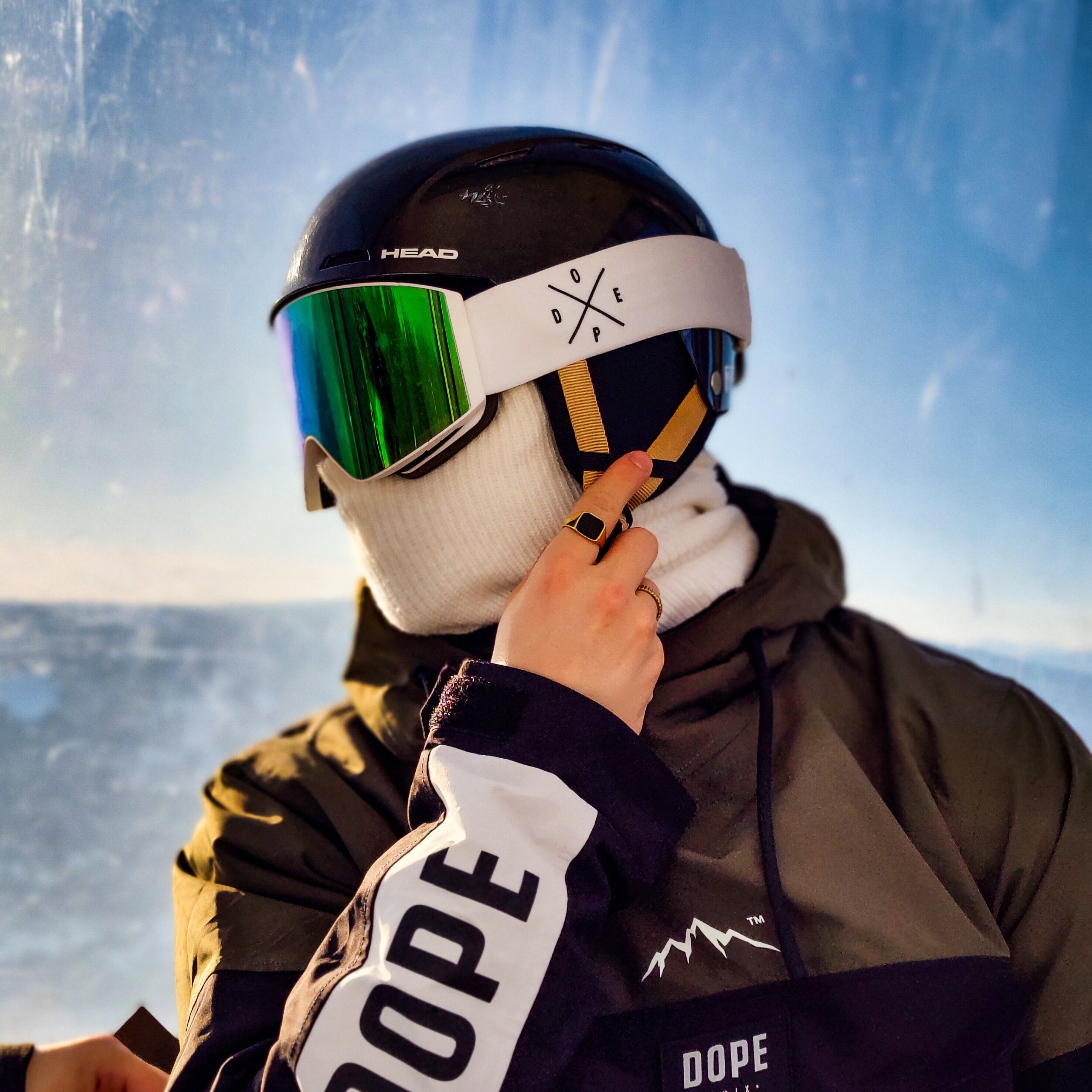 Black Onyx Signature - Guldtonet ring