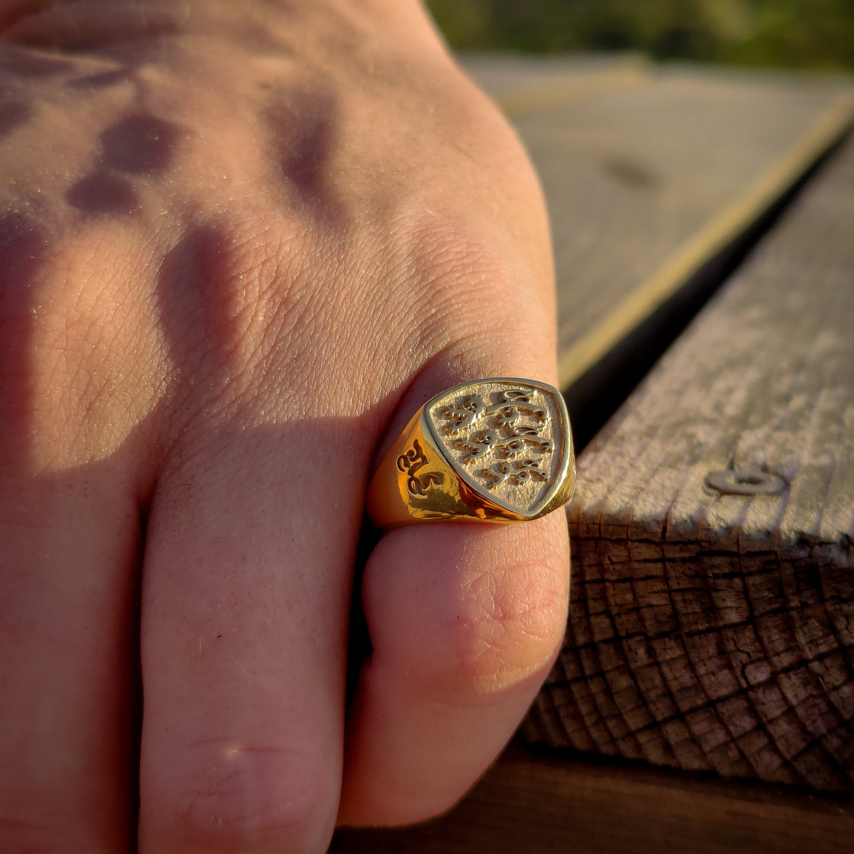 PANTHERA POLYGON RING (GULD)