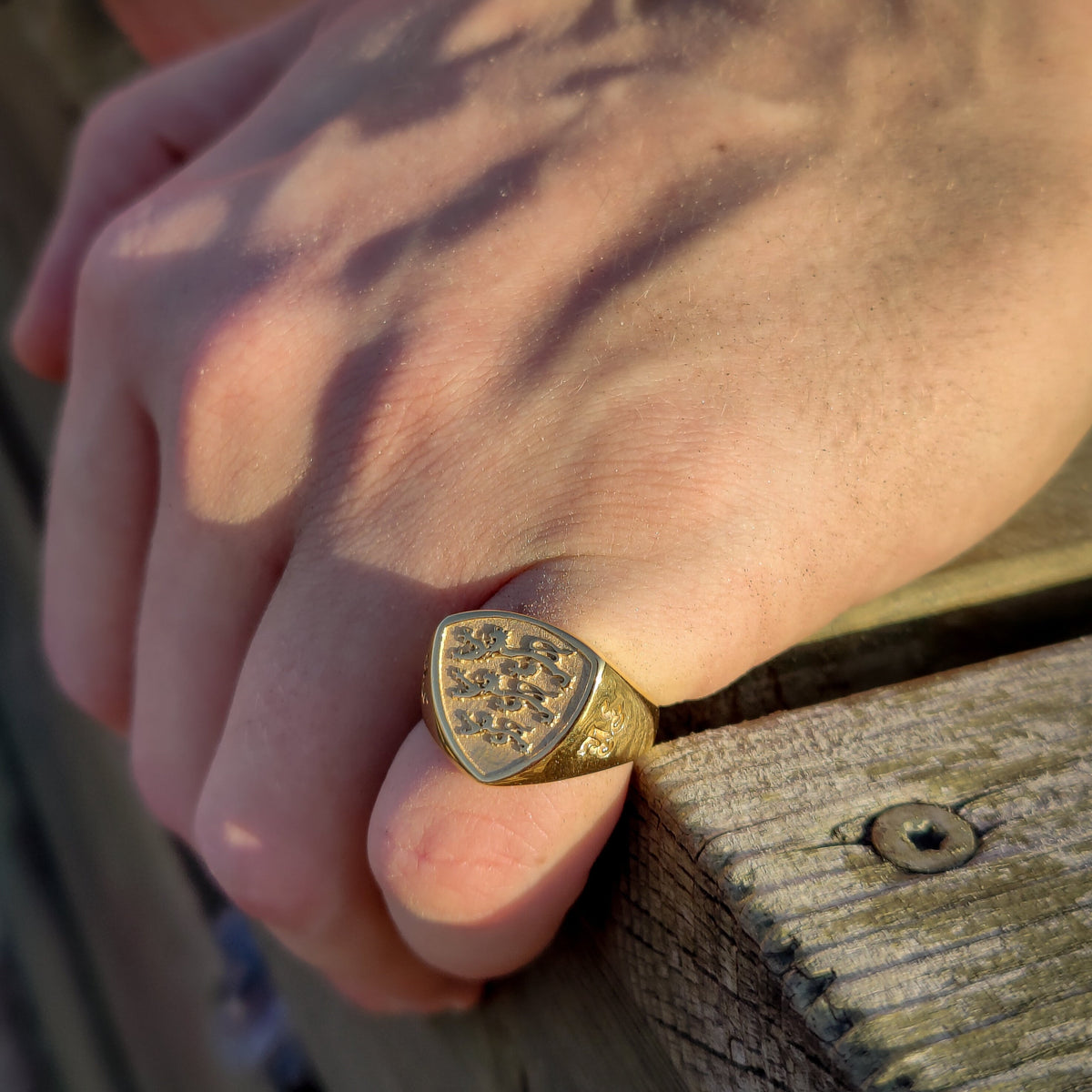 PANTHERA POLYGON RING (GULD)