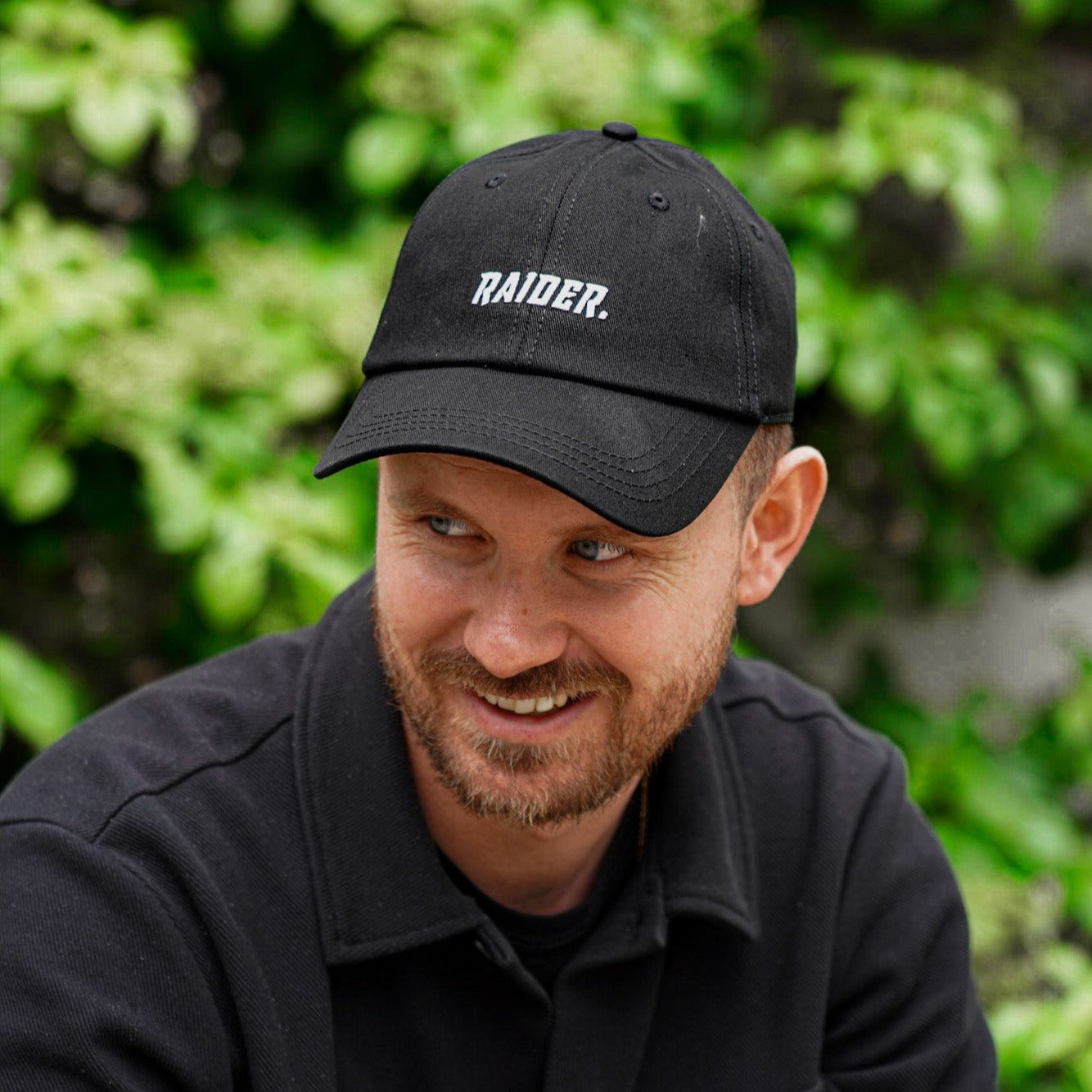 Raider Dad cap - Sort/hvid