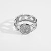Vegvisir Chain Signature - Sølvtonet ring