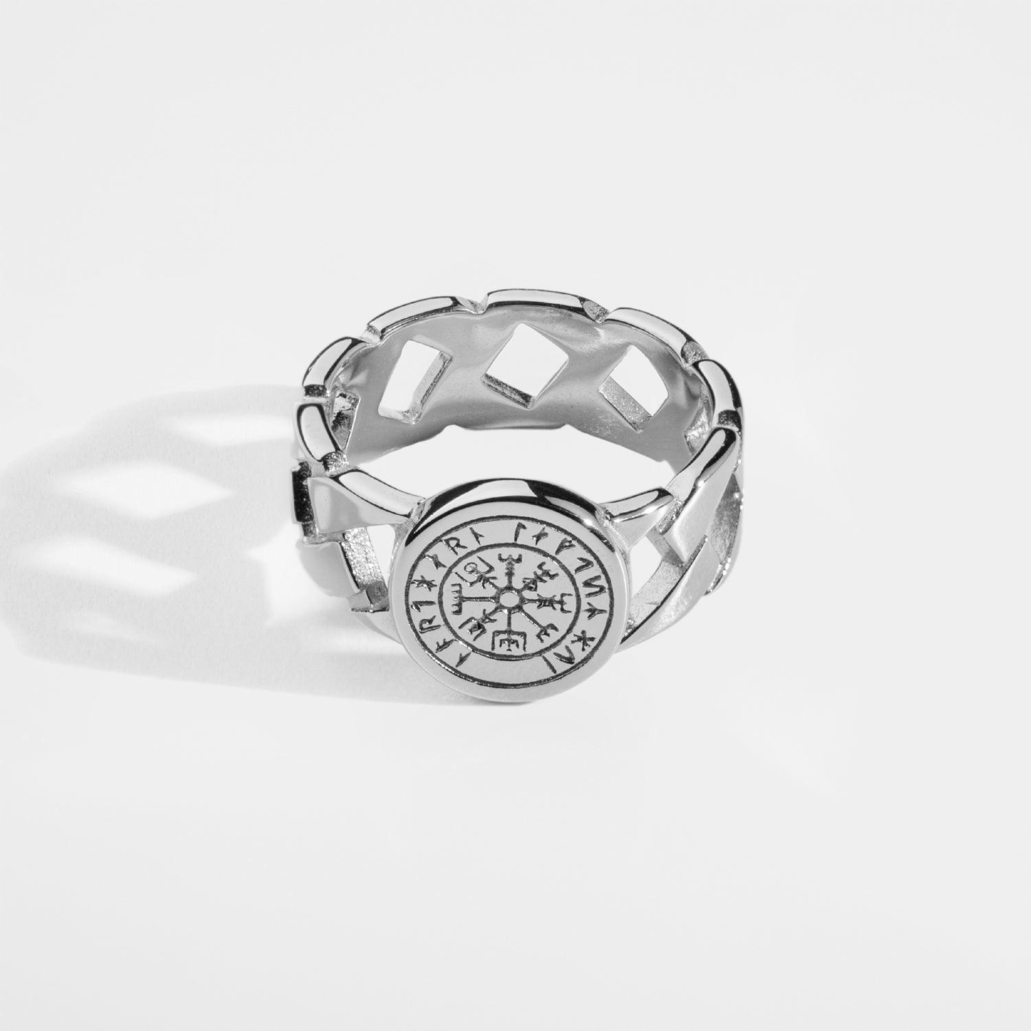 Vegvisir Chain Signature, Sølvtonet ring
