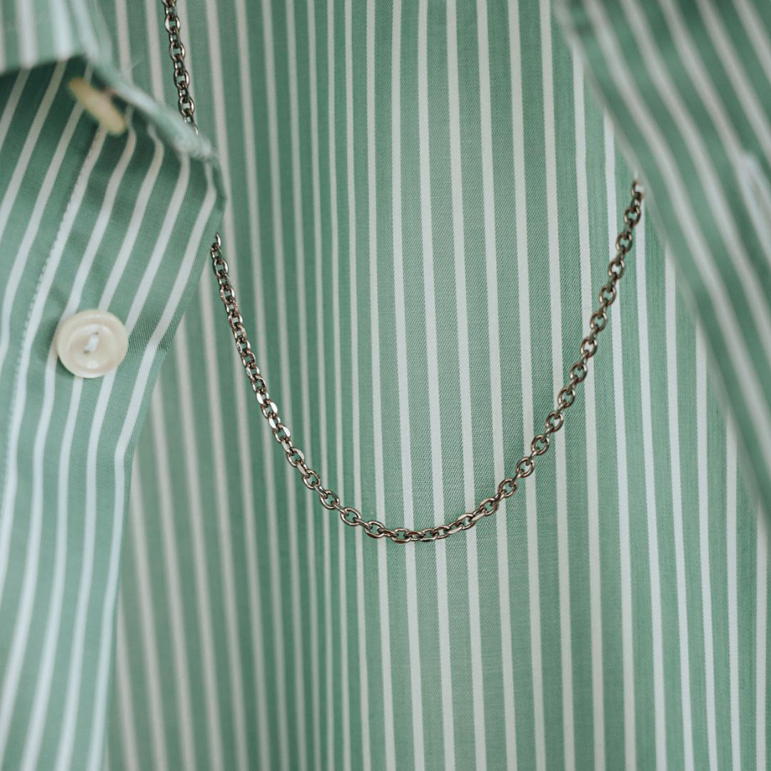 Cable halskæde - Sølvtonet