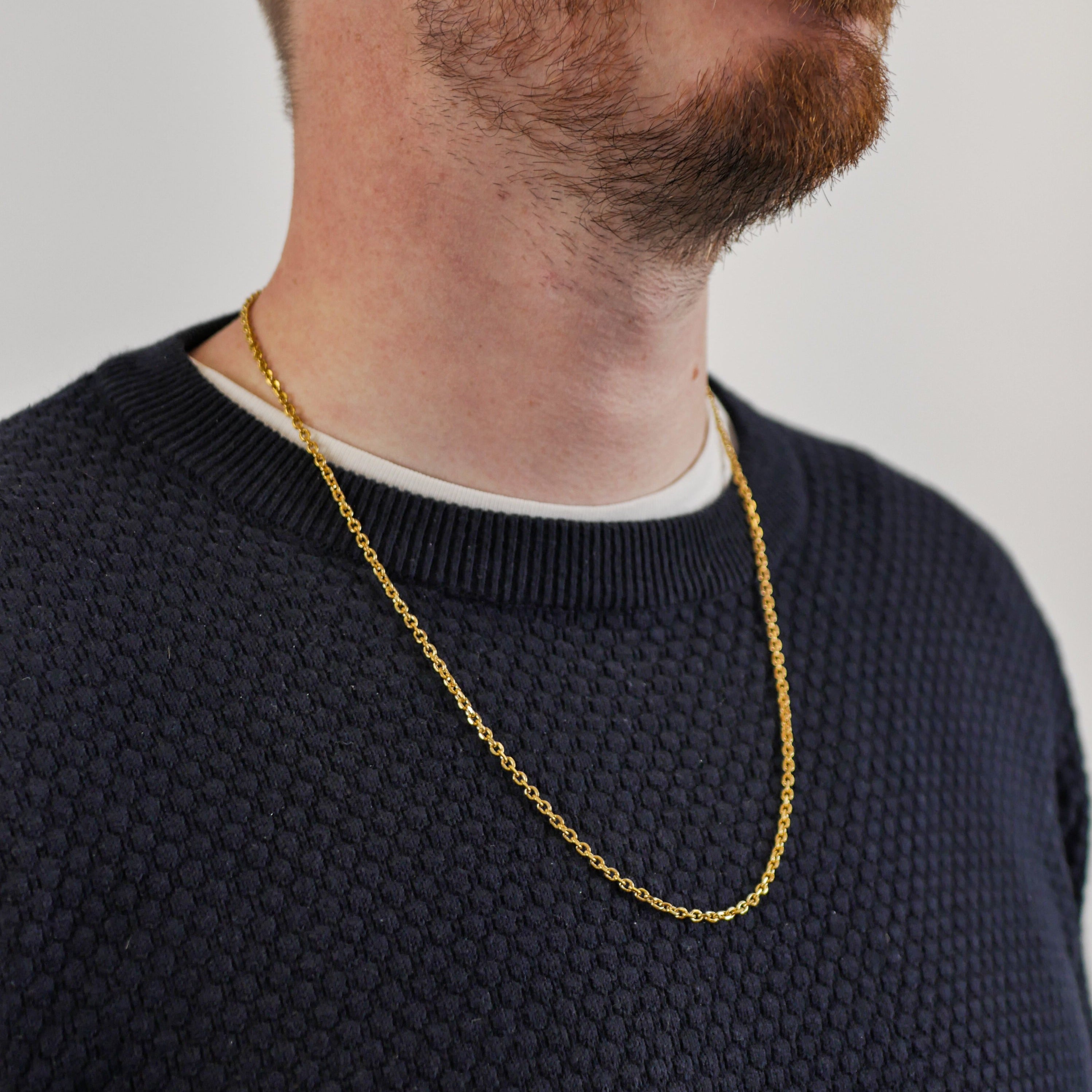CABLE HALSKÆDE (GULD)