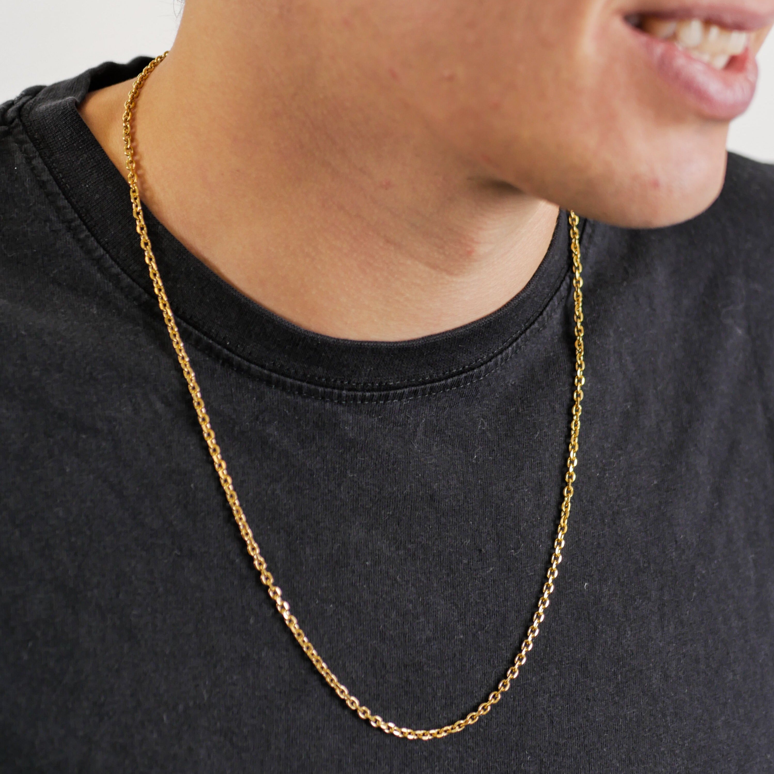 CABLE HALSKÆDE (GULD)