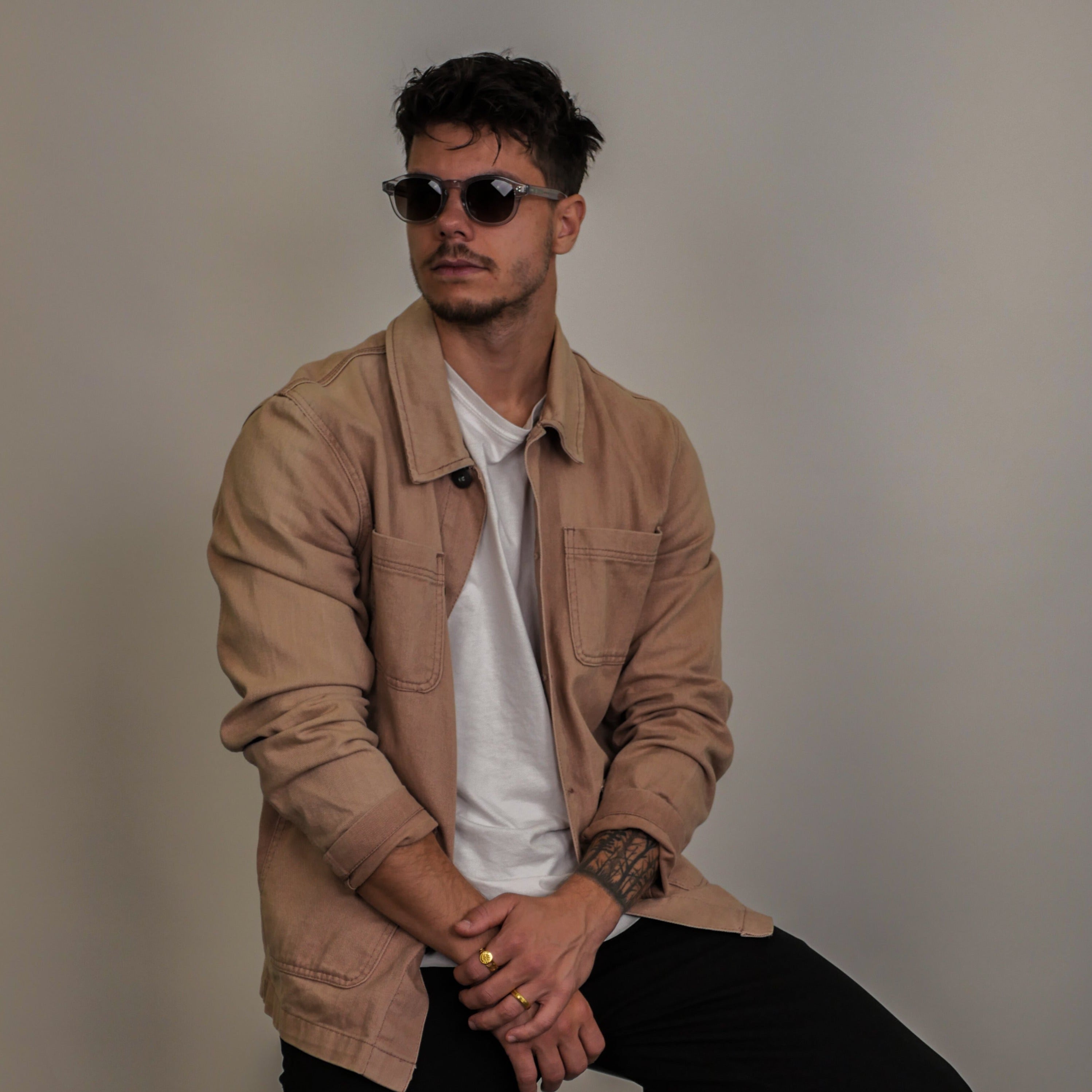 Legacy solbriller - Transparent brun