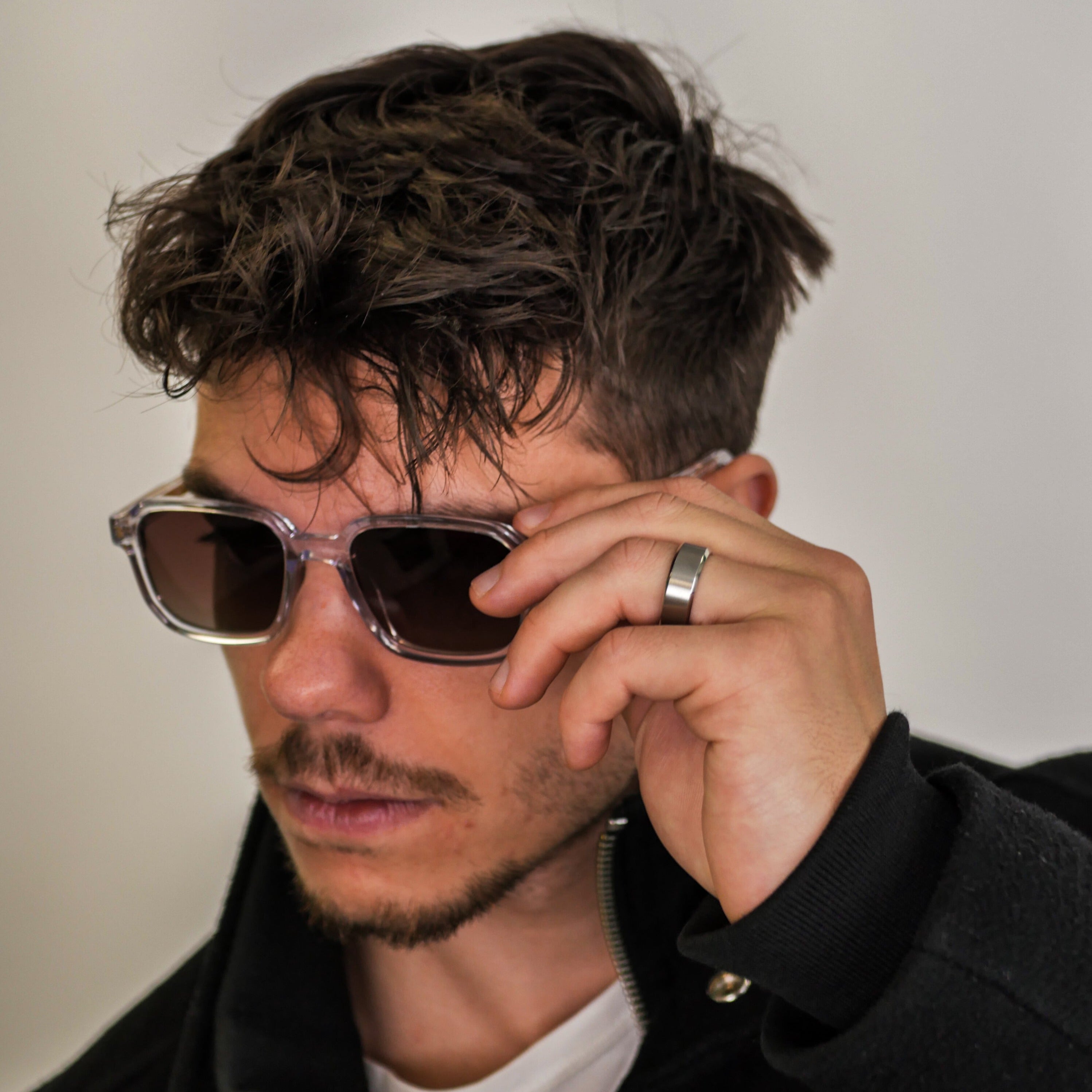 Siempre Vegvisir band - Sølvtonet ring