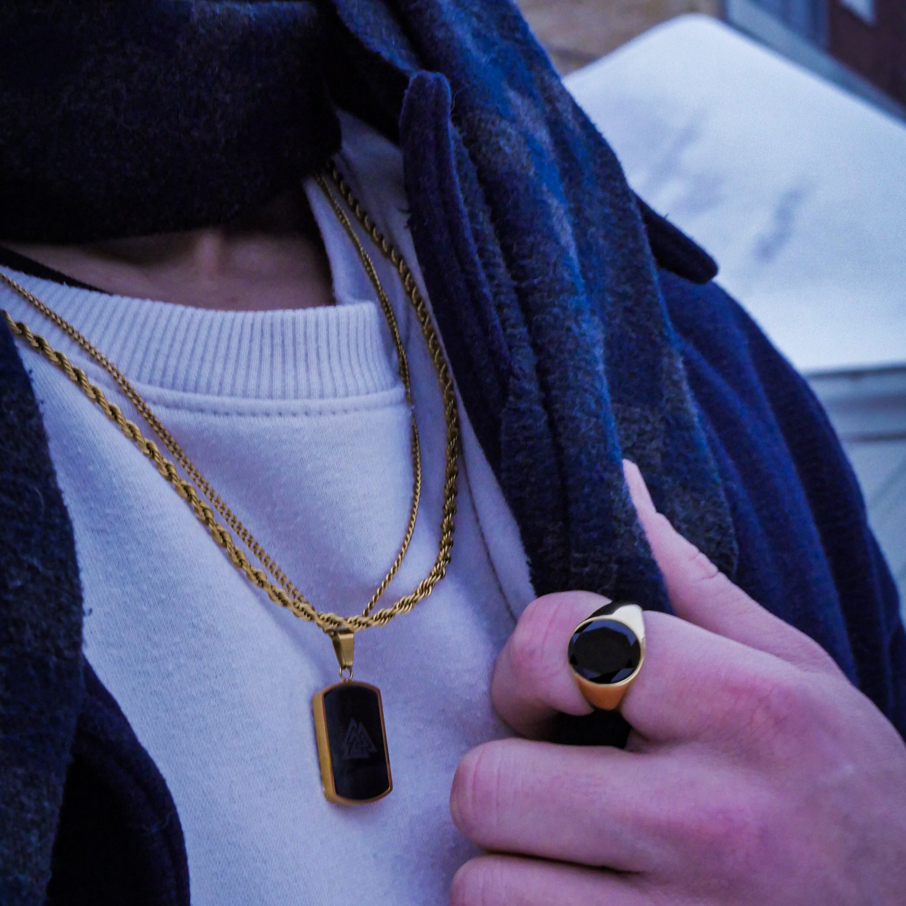 Rope halskæde - Guldtonet