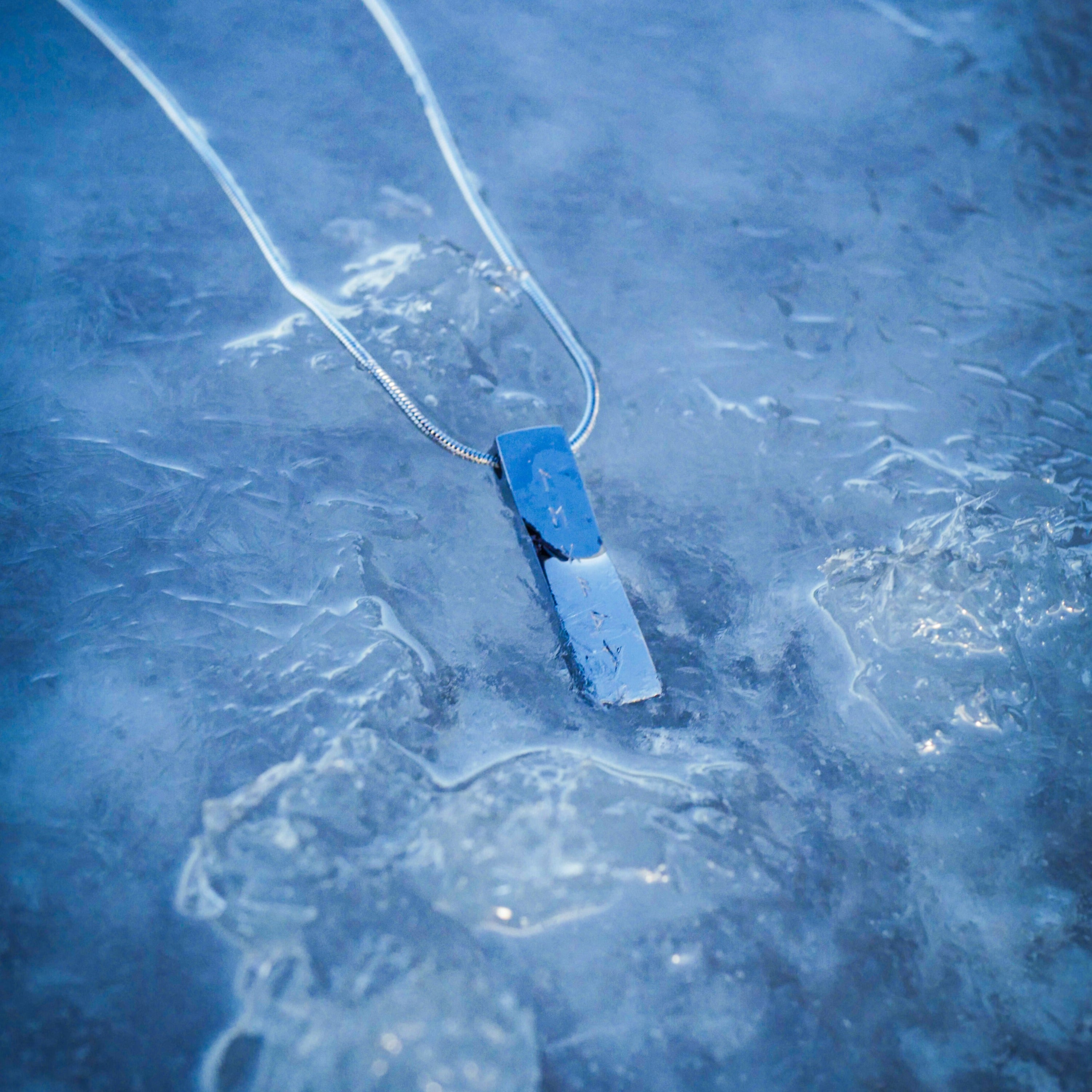 Runestone Halskæde - Sølvtonet