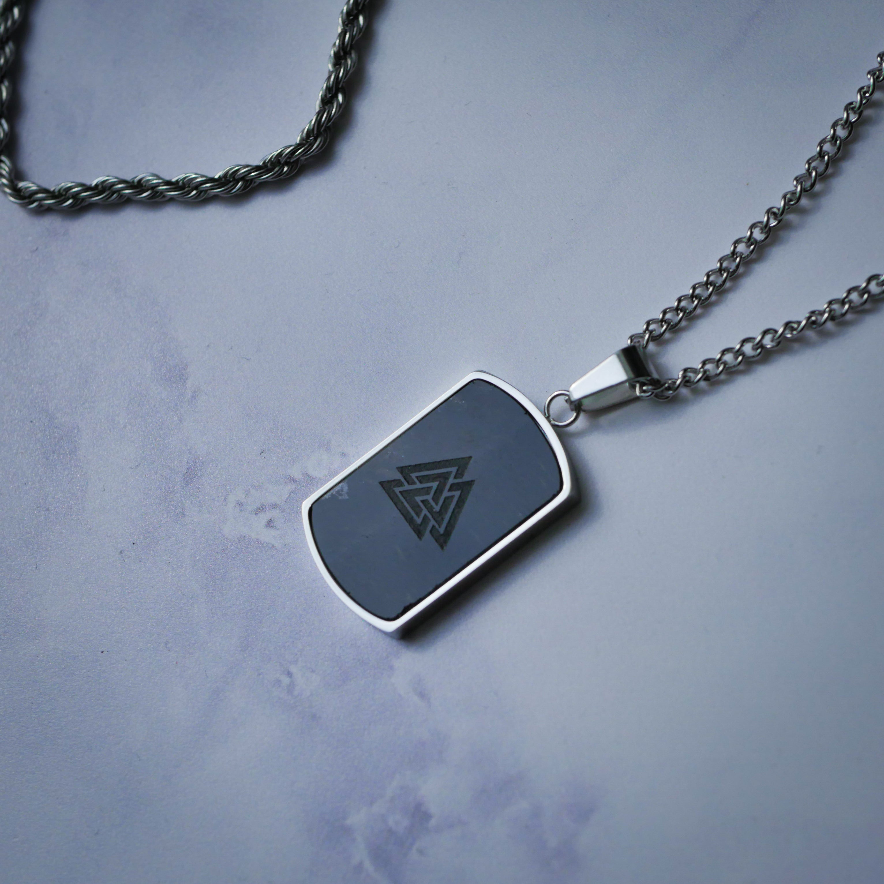 Valknut + Rope Bundle - Sølvtonet