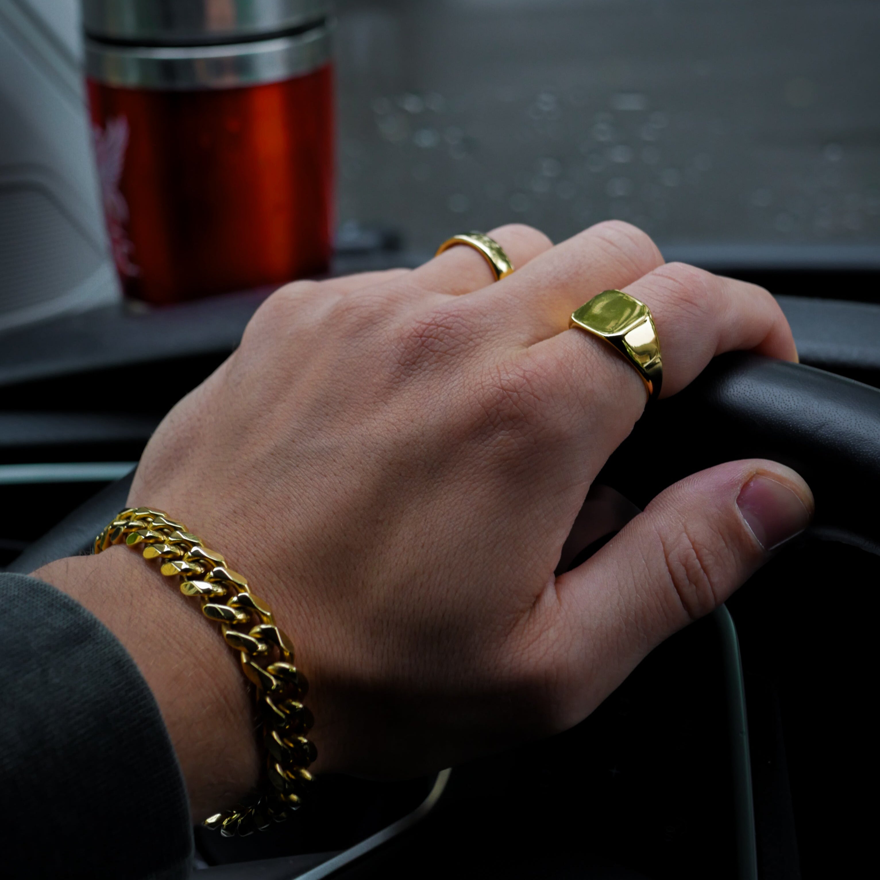 SIEMPRE BAND RING (GULD)