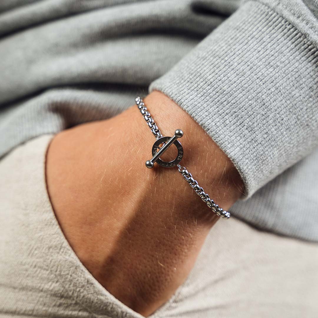 Ragnar armbånd - Sølvtonet