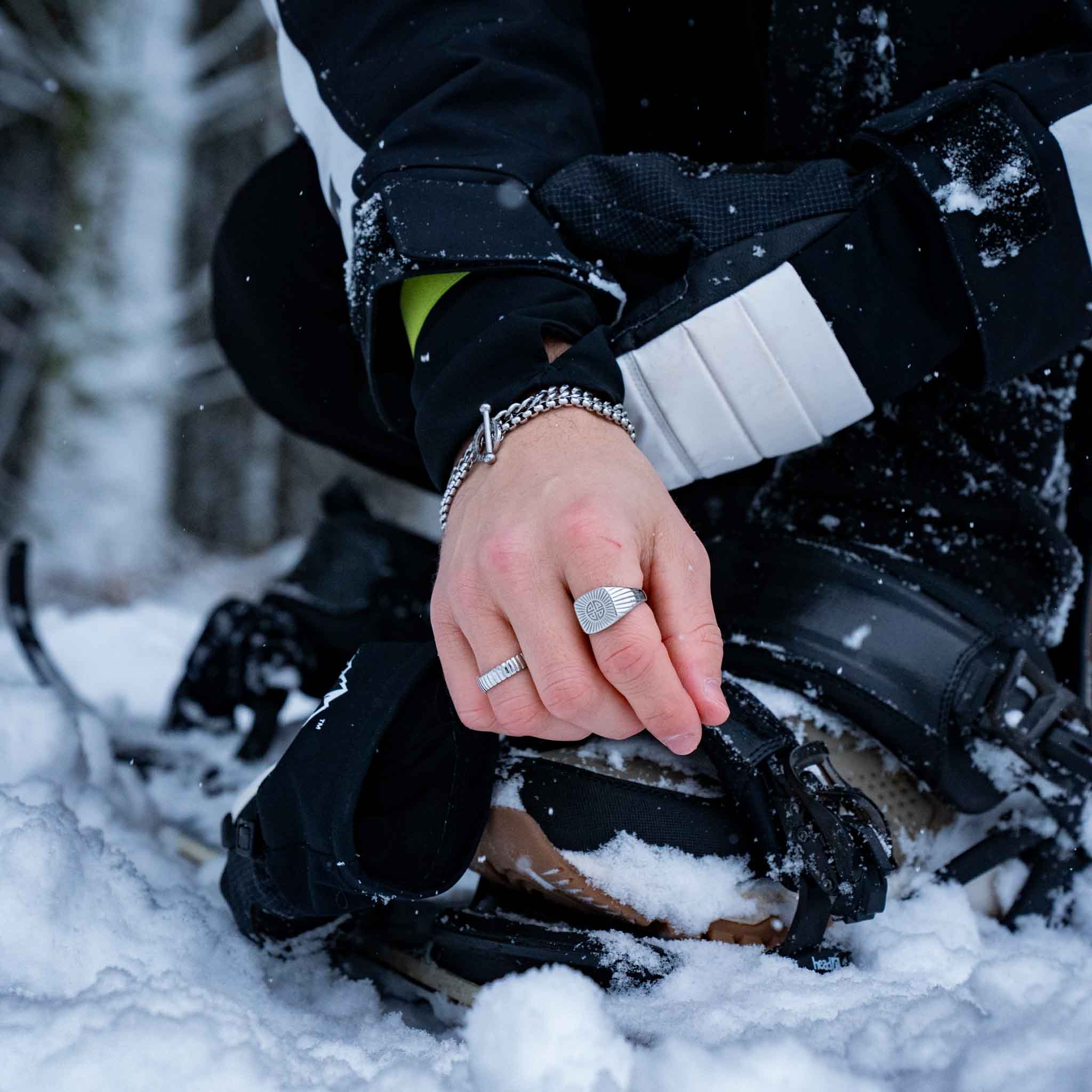 Knot Signature - Sølvtonet ring