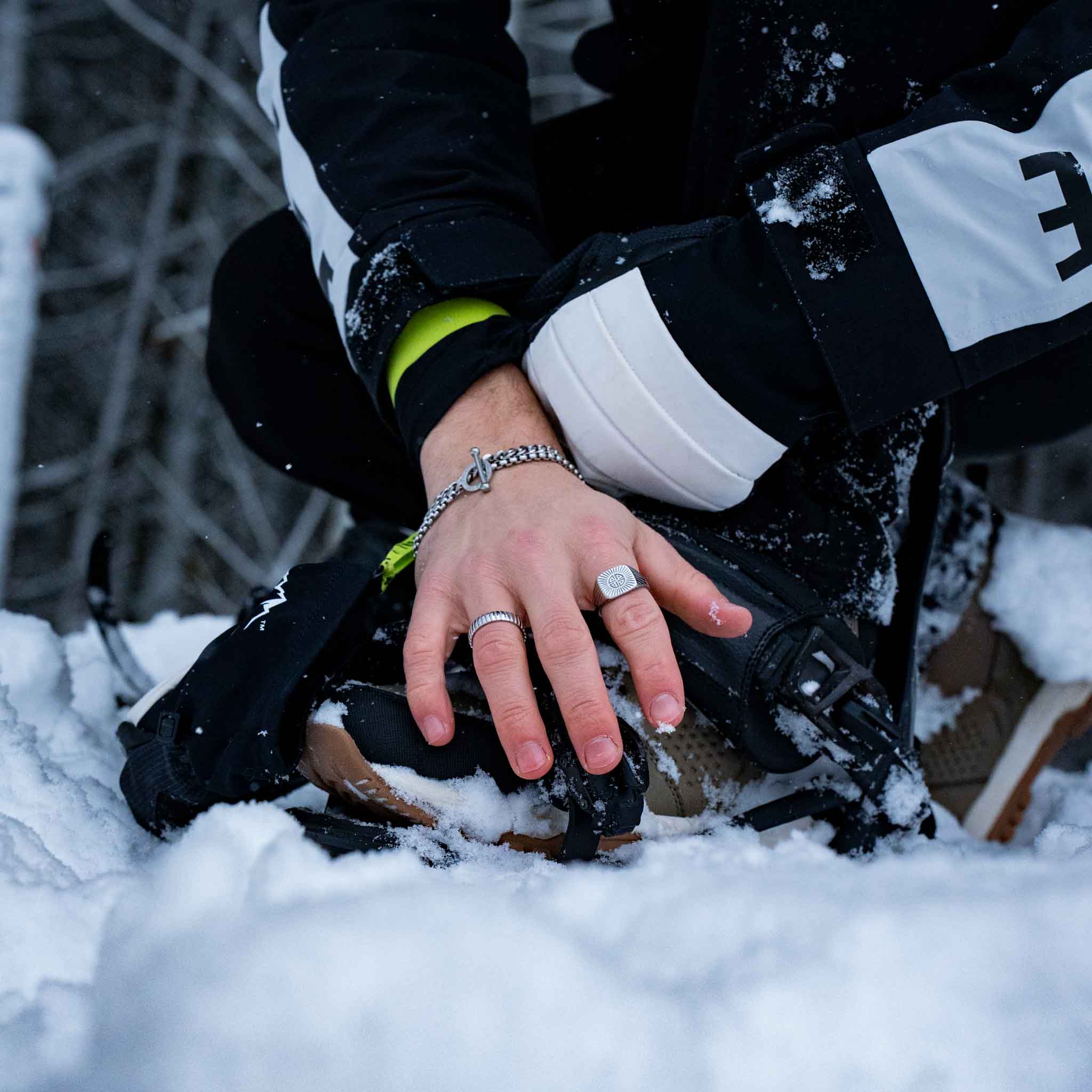 Knot Signature - Sølvtonet ring