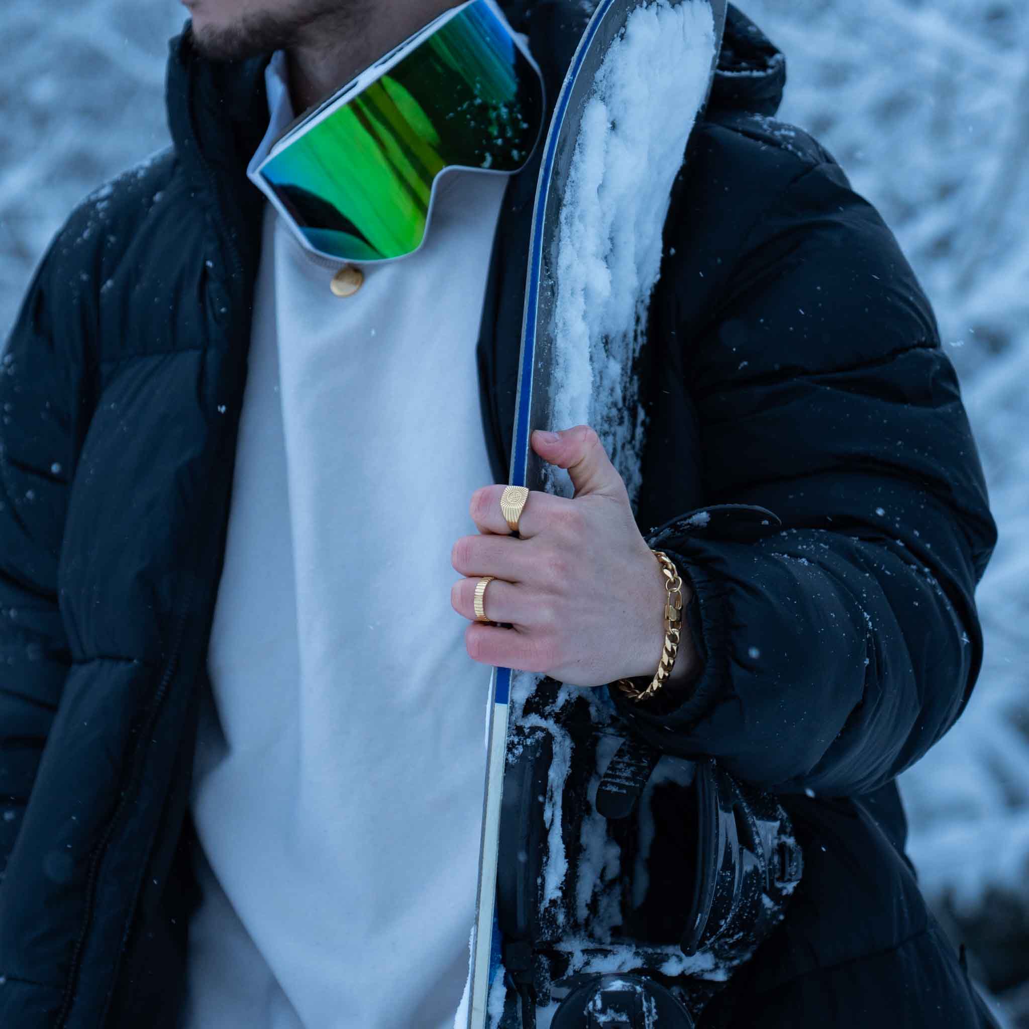 Knot Signature - Guldtonet ring