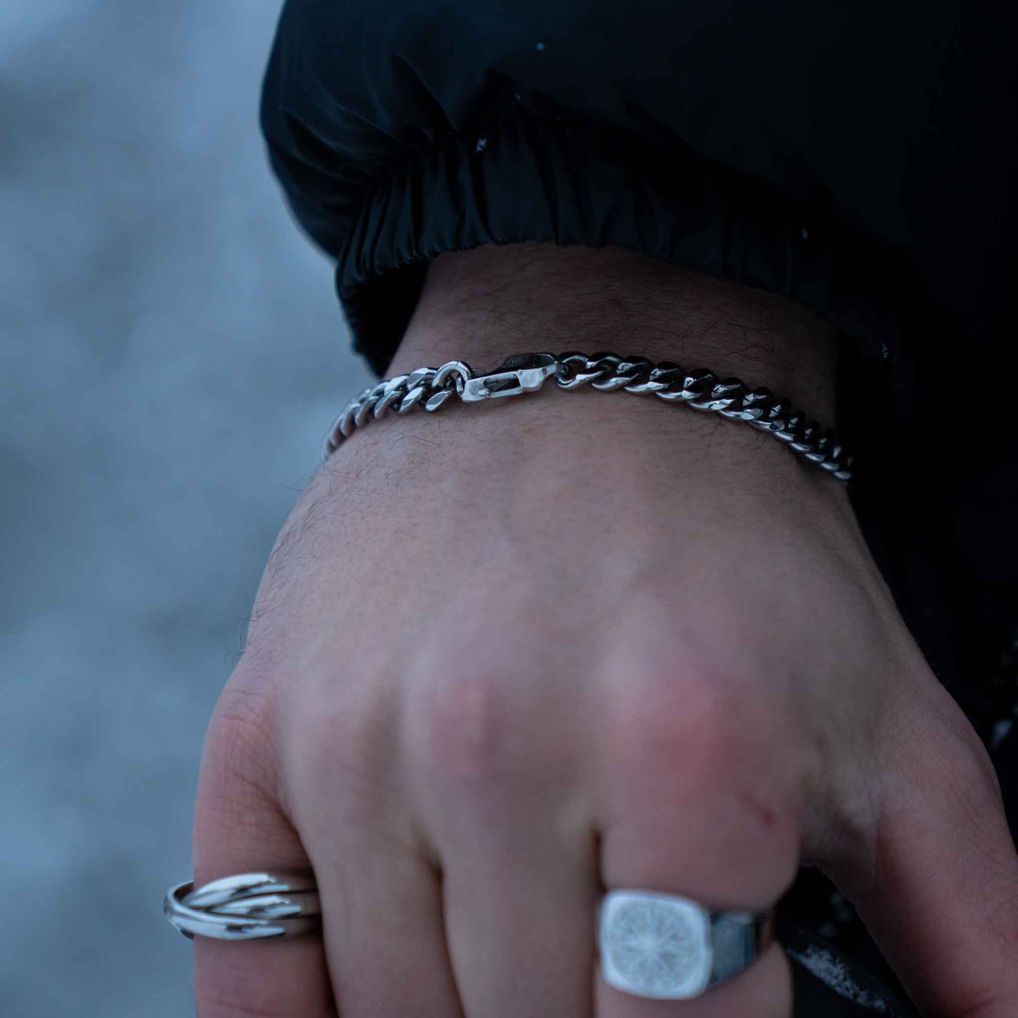 Sequence armbånd - Sølvtonet