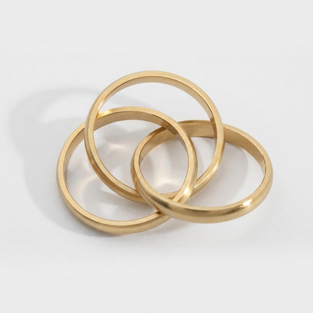 HELIX BAND RING (GULD)