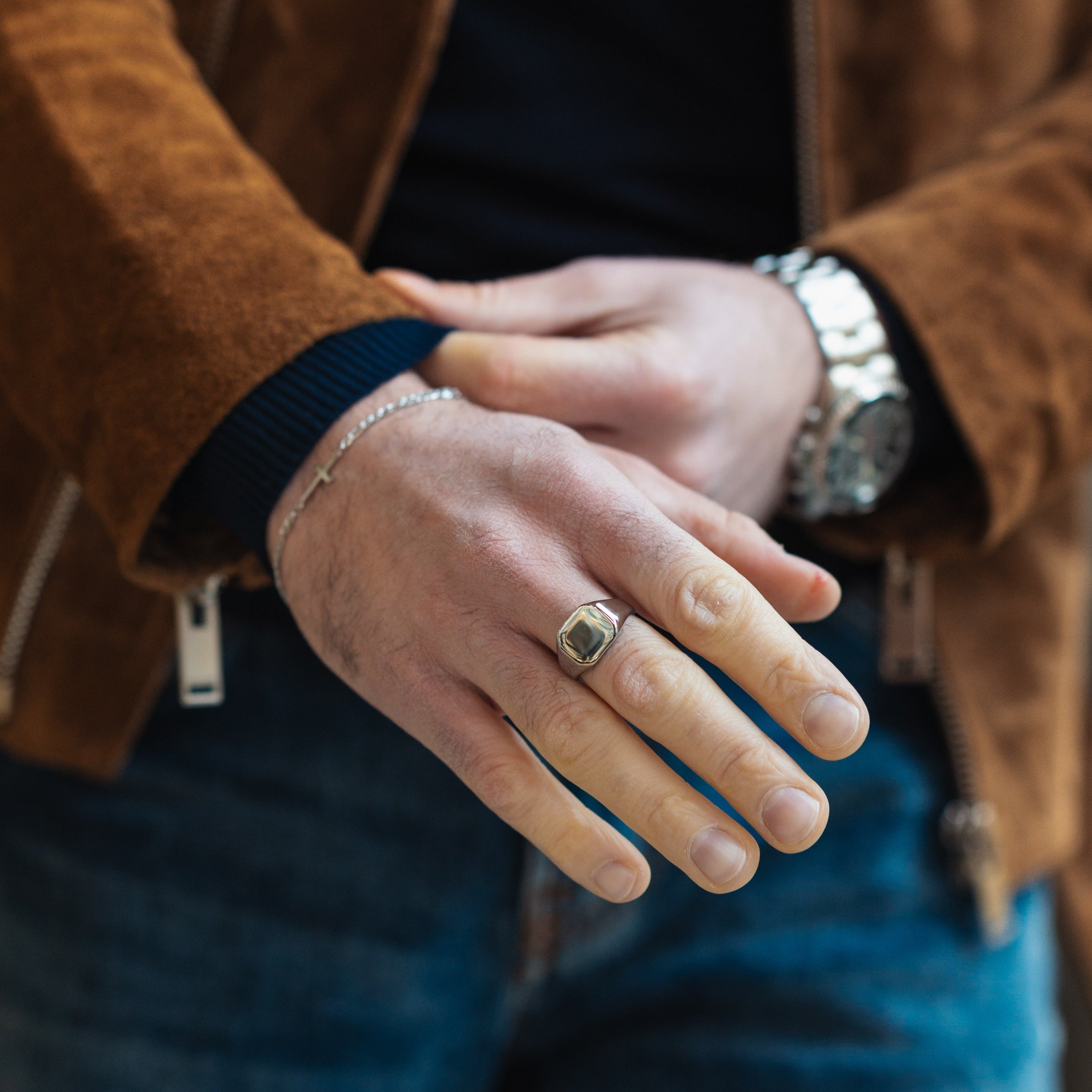 Classic Signature - Sølvtonet ring