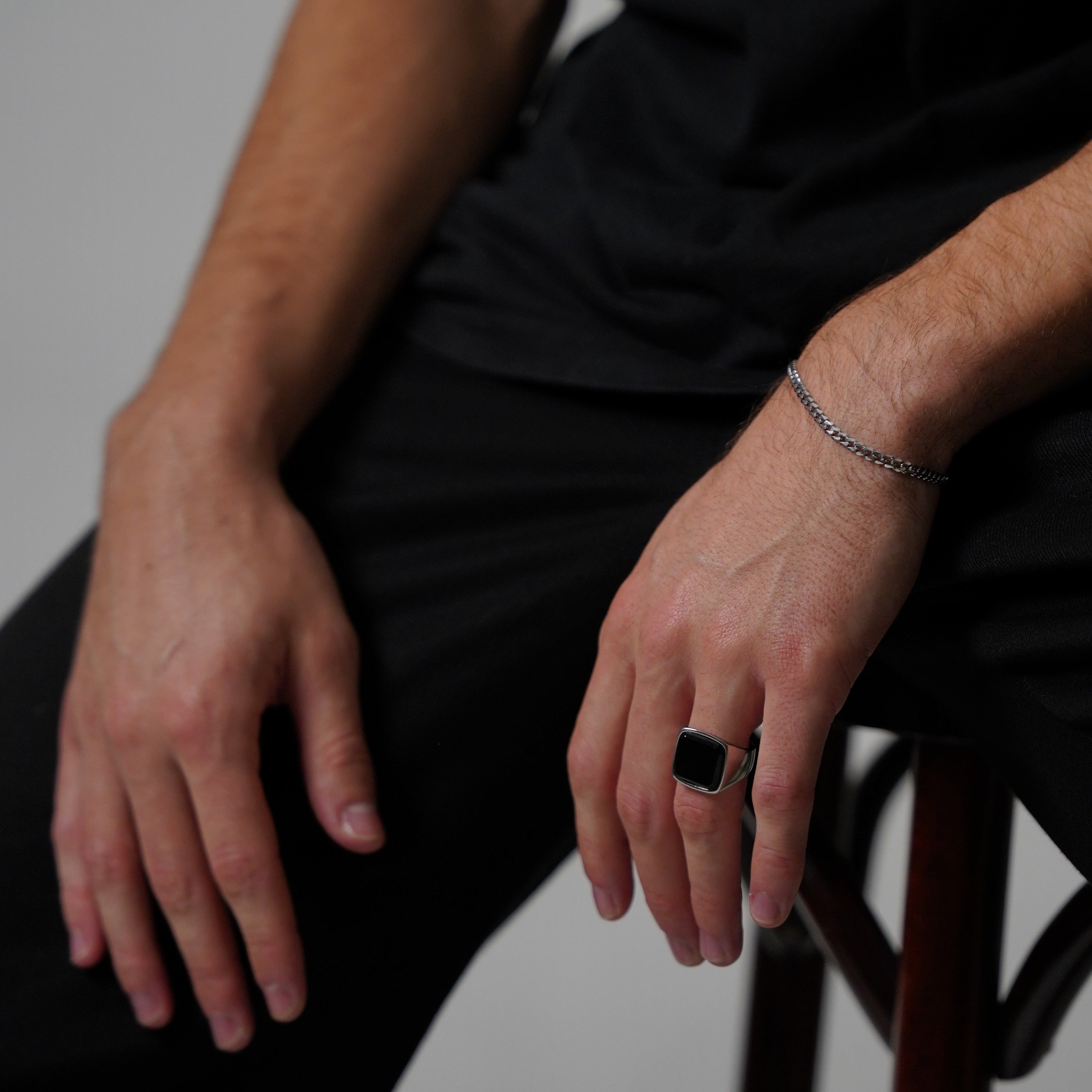 Minimal Sequence armbånd - Sølvtonet