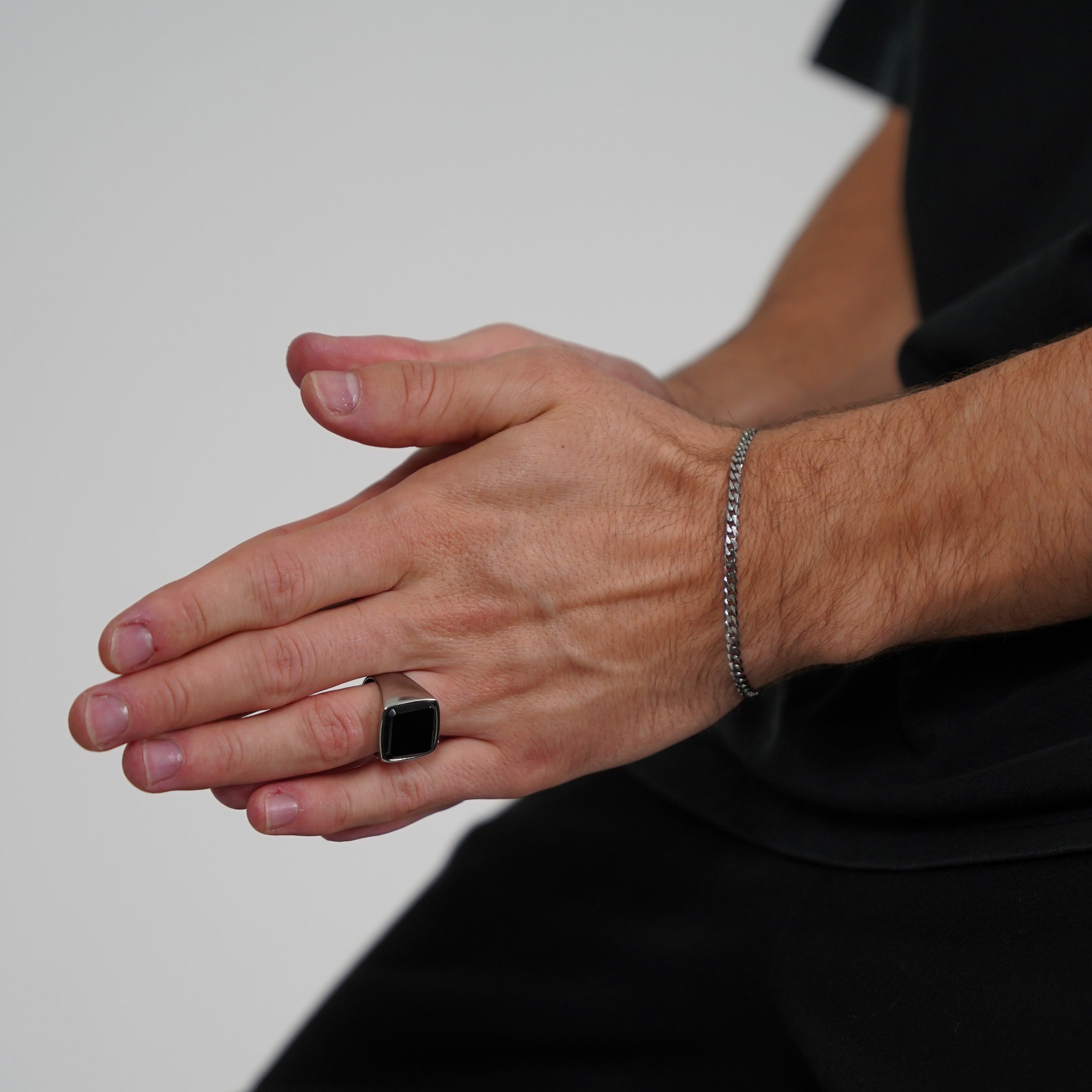Minimal Sequence armbånd - Sølvtonet