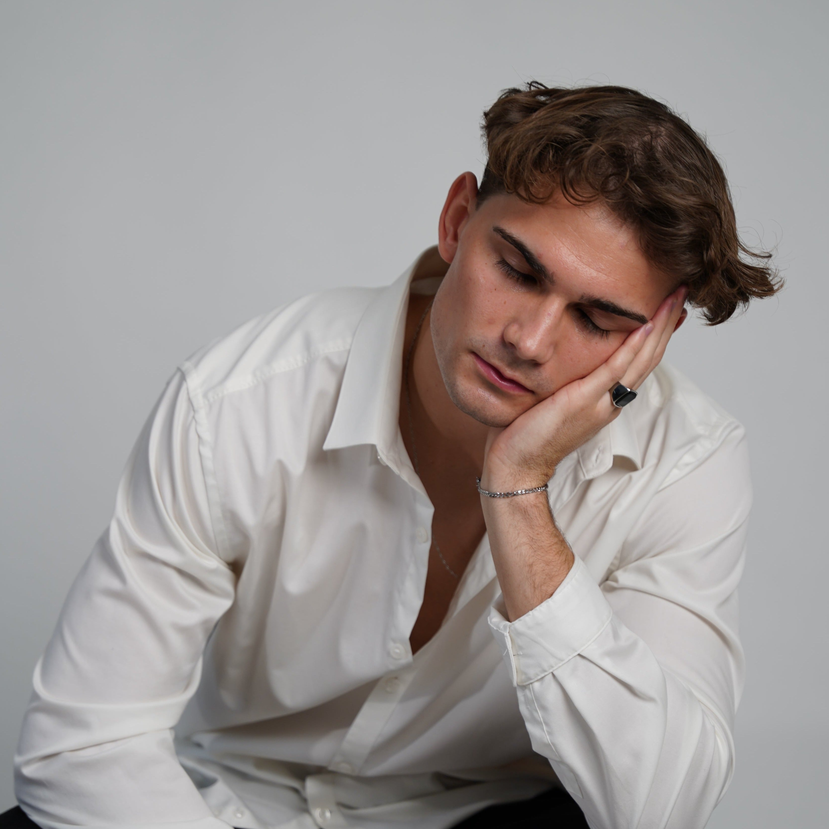 Minimal Sequence armbånd - Sølvtonet